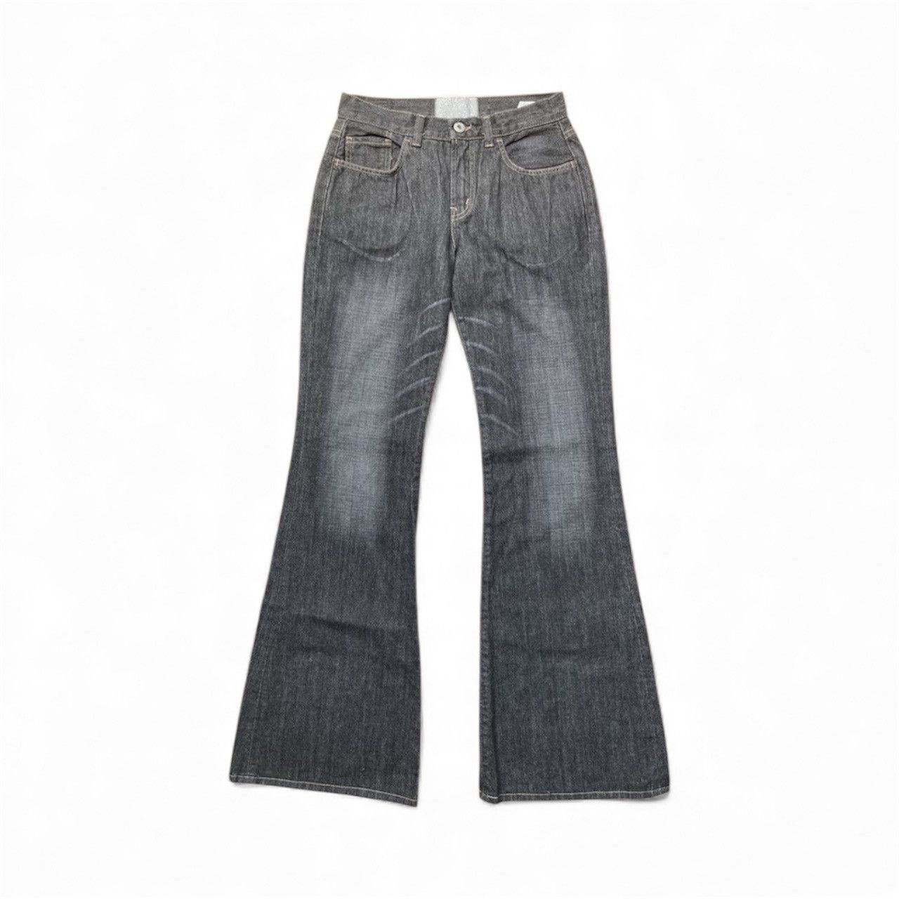 If Six Was Nine E-Play Flare Bell Bottom Jeans Size 27" / US 4 / IT 40 - 1 Thumbnail