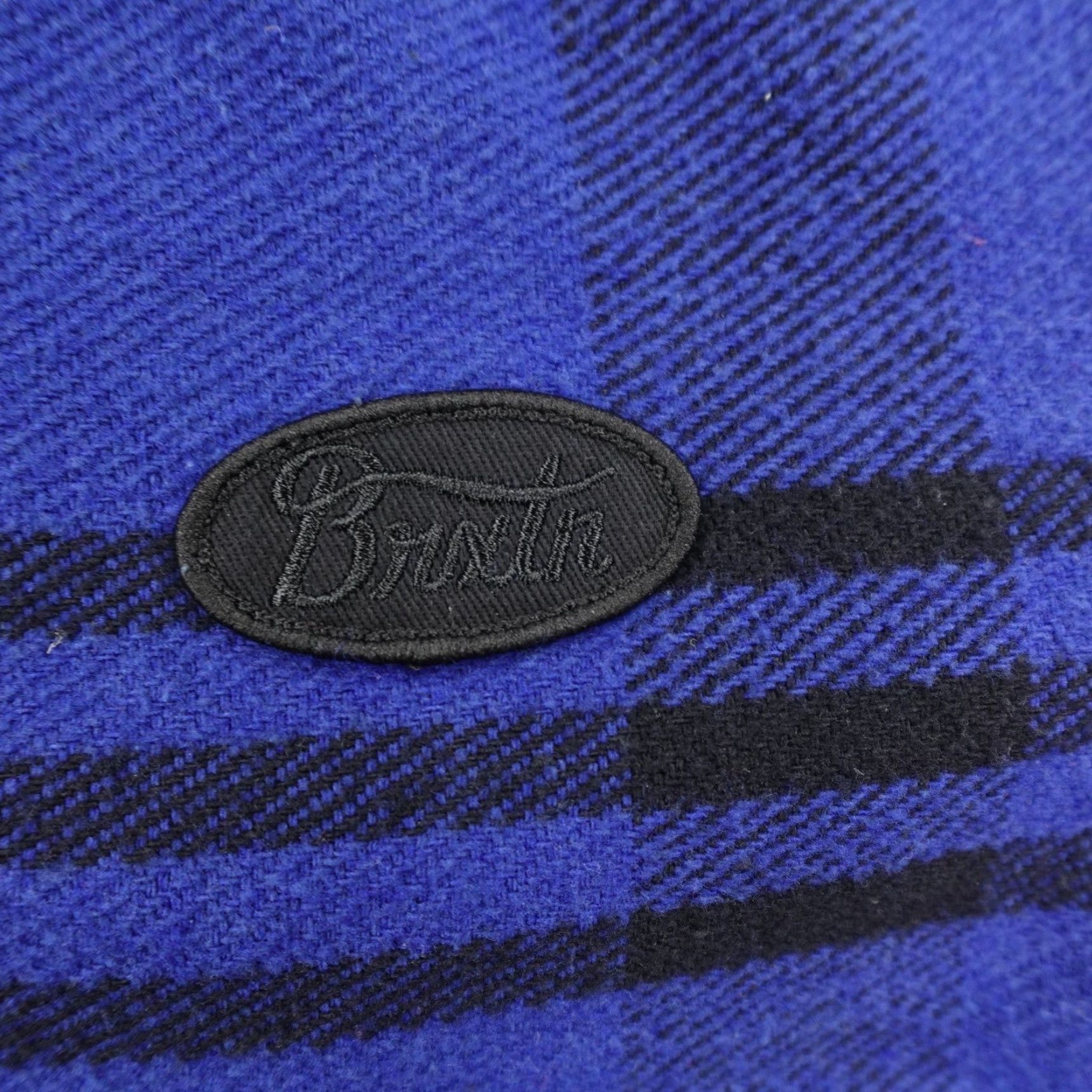 Brixton Brixton Jacket Mens Small Blue Black Plaid Full Zip Up Bomber Coat Lined Skater Size US S / EU 44-46 / 1 - 3 Thumbnail