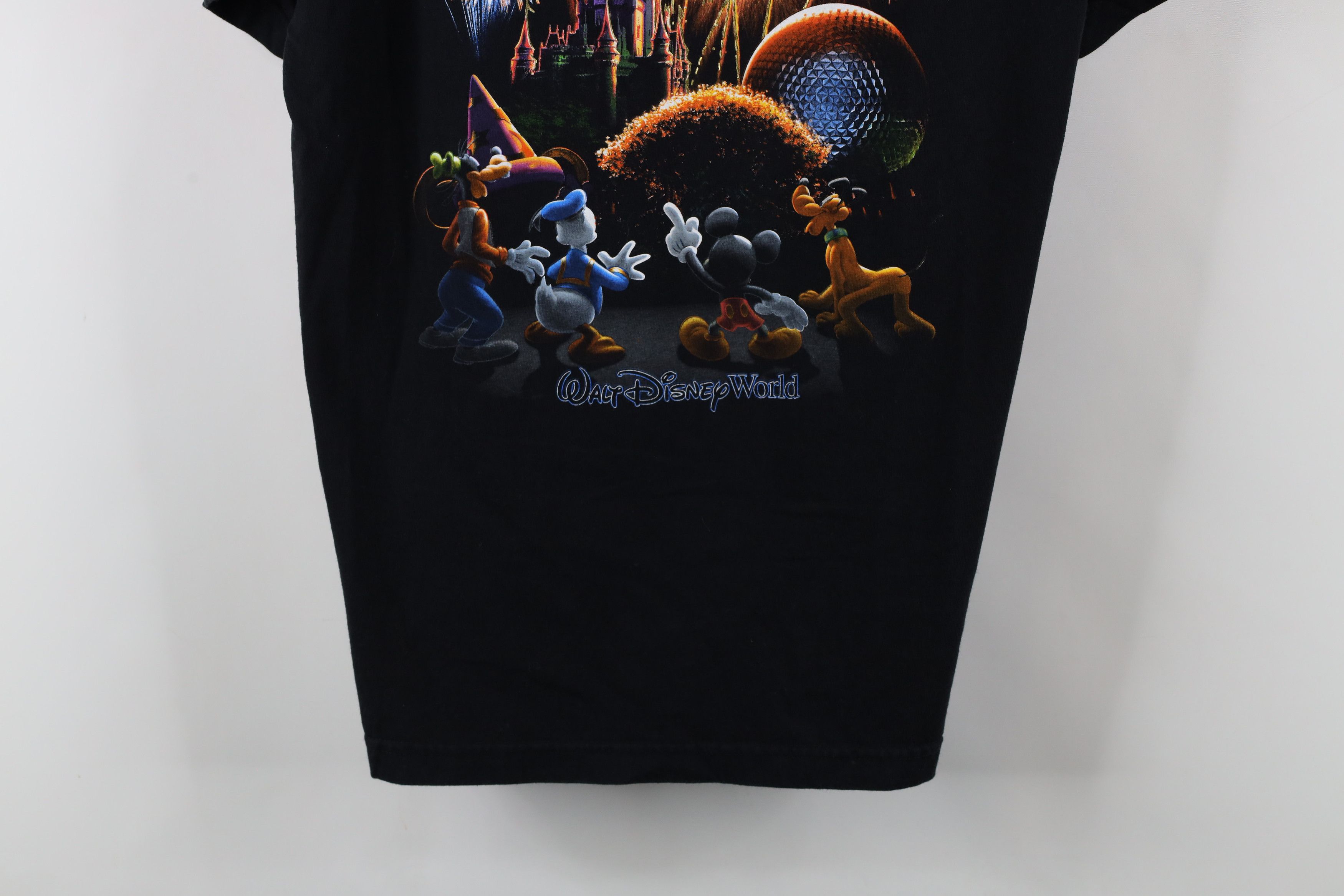 Disney × Vintage Vintage 90s Walt Disney World Out Fireworks T-Shirt Black Size US L / EU 52-54 / 3 - 3 Thumbnail