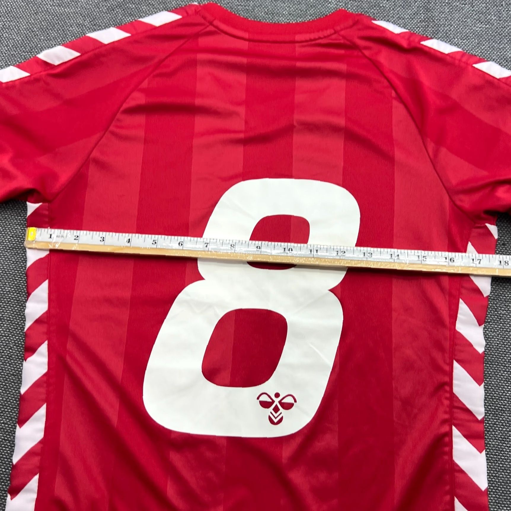 Hummel Hummel Denmark 1983-1984 Home Jersey Football Mens XS Re-Issue Adult Shirt Retro Shirt Size US XS / EU 42 / 0 - 7 Thumbnail