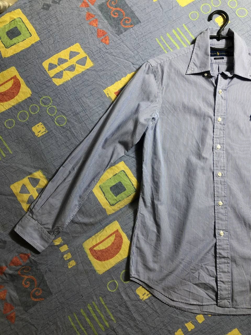 Polo Ralph Lauren Polo Ralph Lauren Vintage Mens Long Sleeve Striped Shirt Size US S / EU 44-46 / 1 - 13 Thumbnail