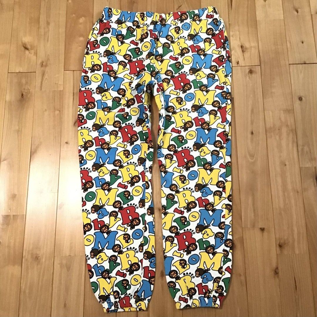 Bape BAPE MILO LOGO sweat pants a bathing ape ★size M Size US 32 / EU 48 - 1 Thumbnail