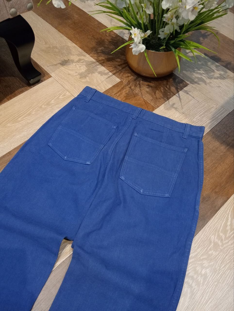 Margaret Howell MARGARET HOWELL BLUE COTTON PANTS Size US 30 / EU 46 - 9 Thumbnail