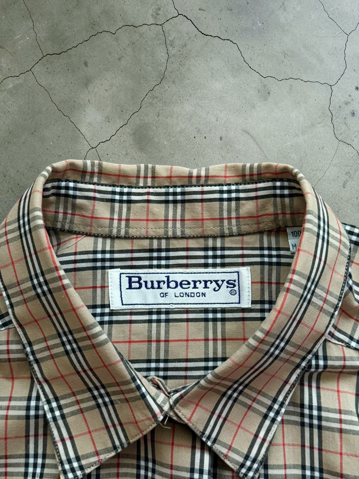 Burberry Vintage 80s90s Burberry “Burberrys” full tartan cotton shirt Size XL / US 12-14 / IT 48-50 - 3 Thumbnail