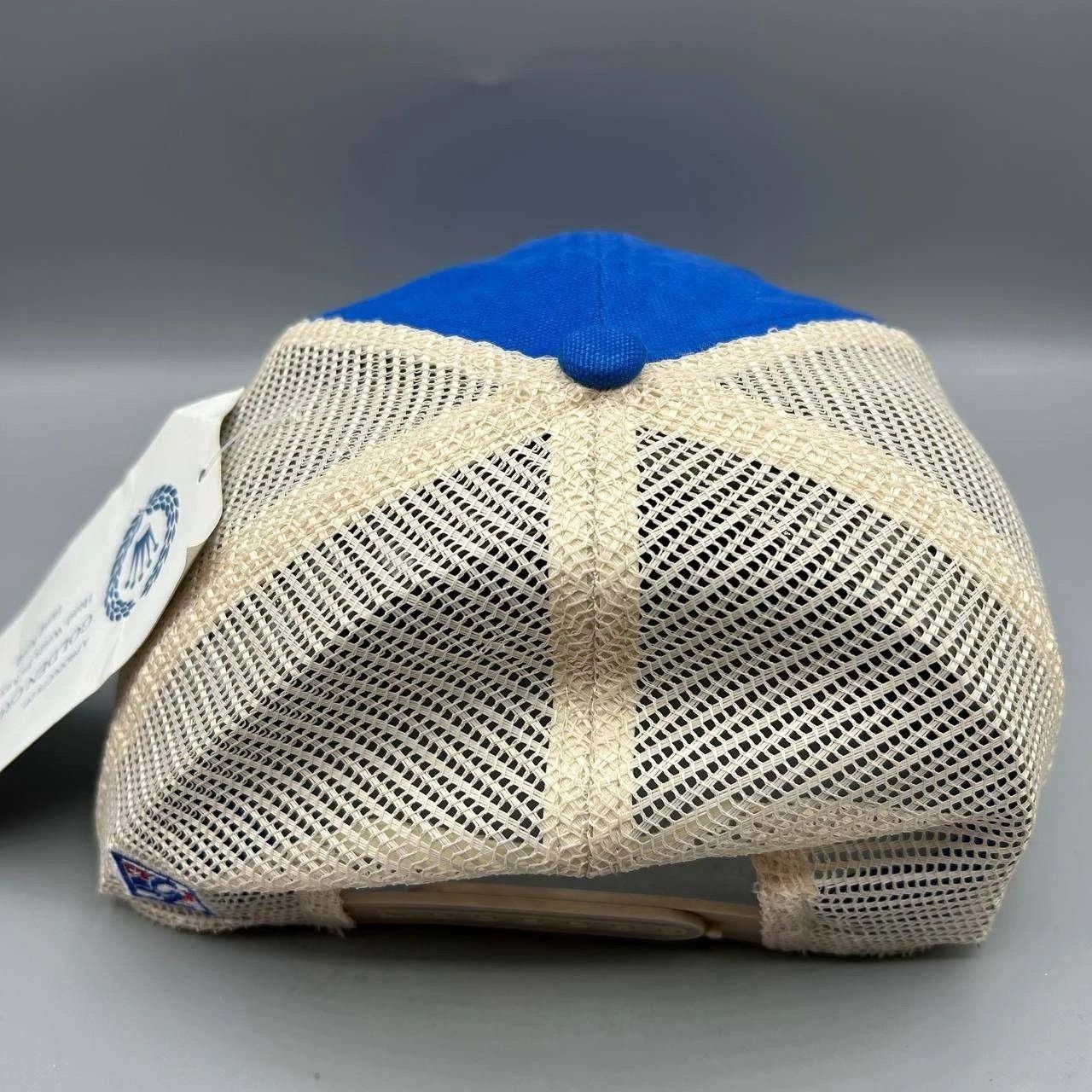 The Game Kansas Jayhawks NCAA Trucker Hat Men Blue White Snap Back Size ONE SIZE - 4 Thumbnail