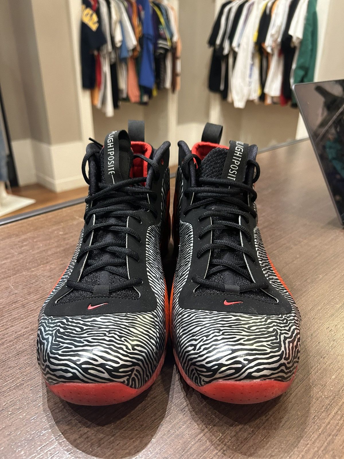 Nike Nike Air Flightposite Exposed Zebra Size US 11 / EU 44 - 5 Thumbnail
