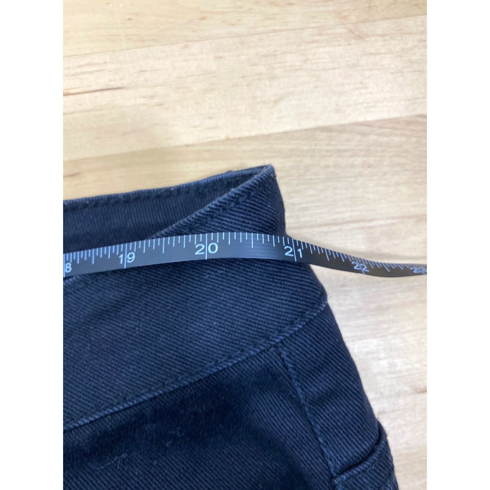 Vintage Copper Rivet Jeans Mens 42X32 Black Slim Fit Straight Denim 5-Pocket Zipper Belt Loops Stretch Cotton Blend Icon Logo #3141 Size US 42 / EU 58 - 7 Thumbnail