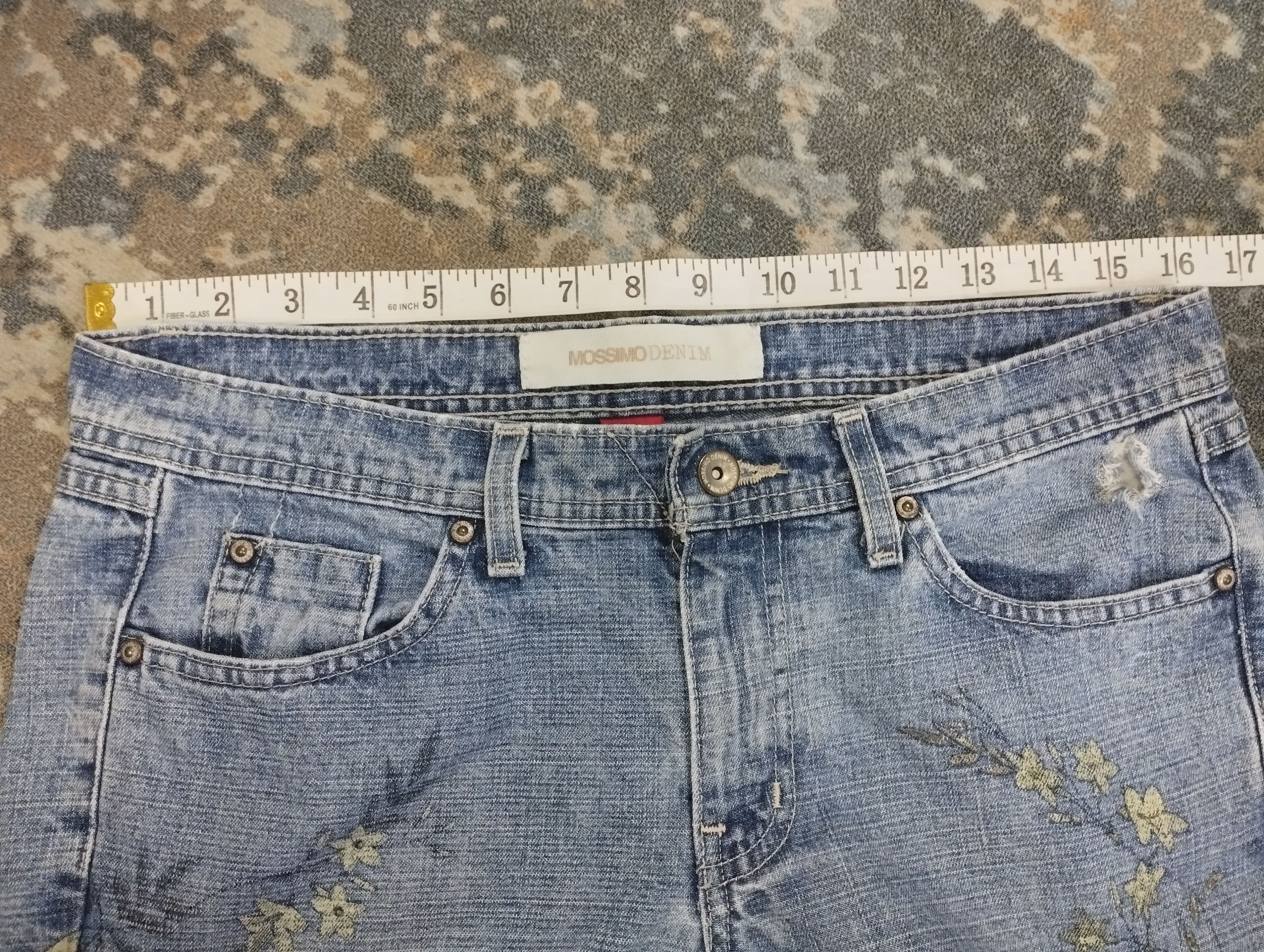 Japanese Brand Super Flare Jeans Poem Jeans Mossimo Bootcut Jeans Size US 32 / EU 48 - 7 Thumbnail