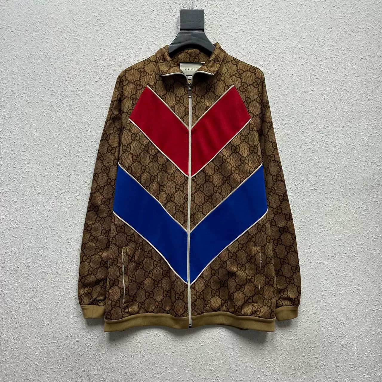 Gucci Gucci GG Monogram Chevron Track Jacket Size S Size US S / EU 44-46 / 1 - 1 Thumbnail