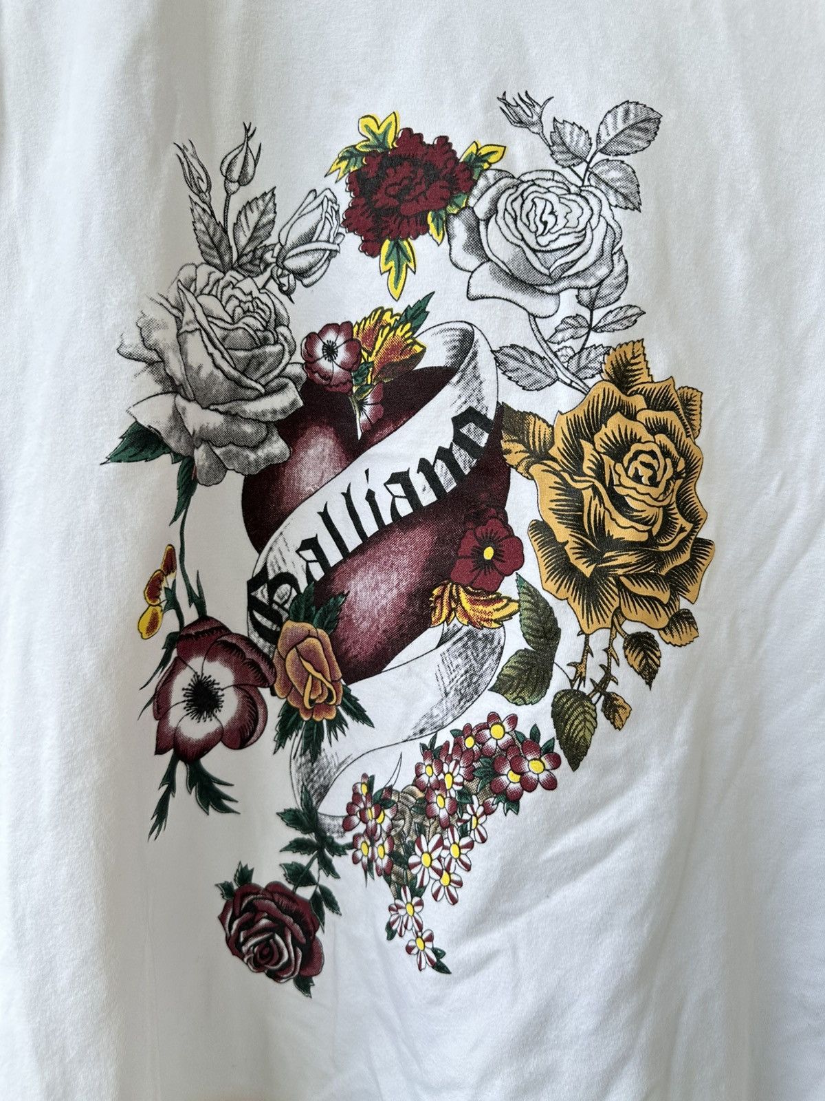 John Galliano John Galliano Flower LS Tee Size XL / US 12-14 / IT 48-50 - 2 Thumbnail
