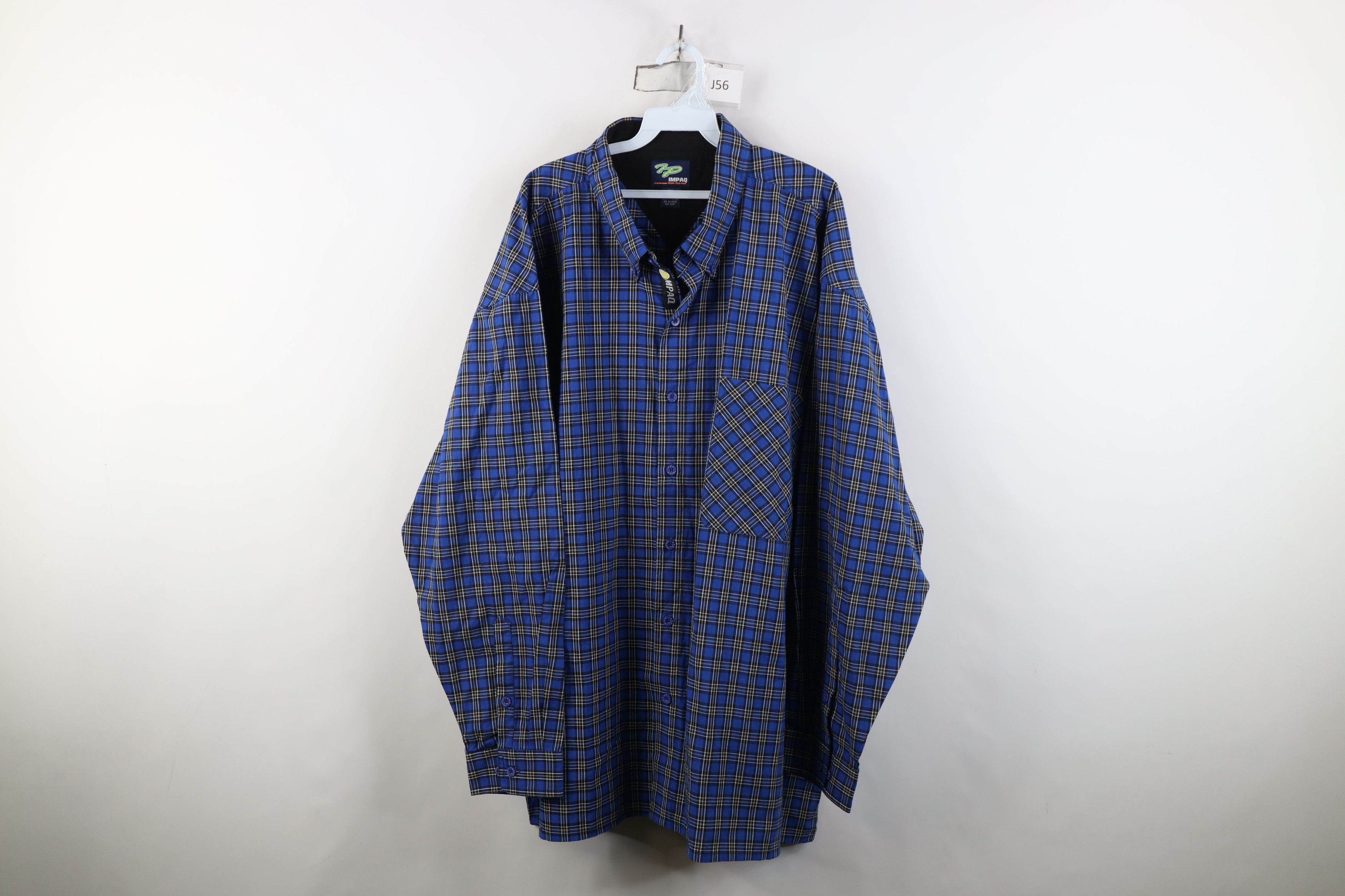 Vintage Vintage 90s Y2K Streetwear Pocket Collared Button Down Shirt Size US XXL / EU 58 / 5 - 1 Thumbnail