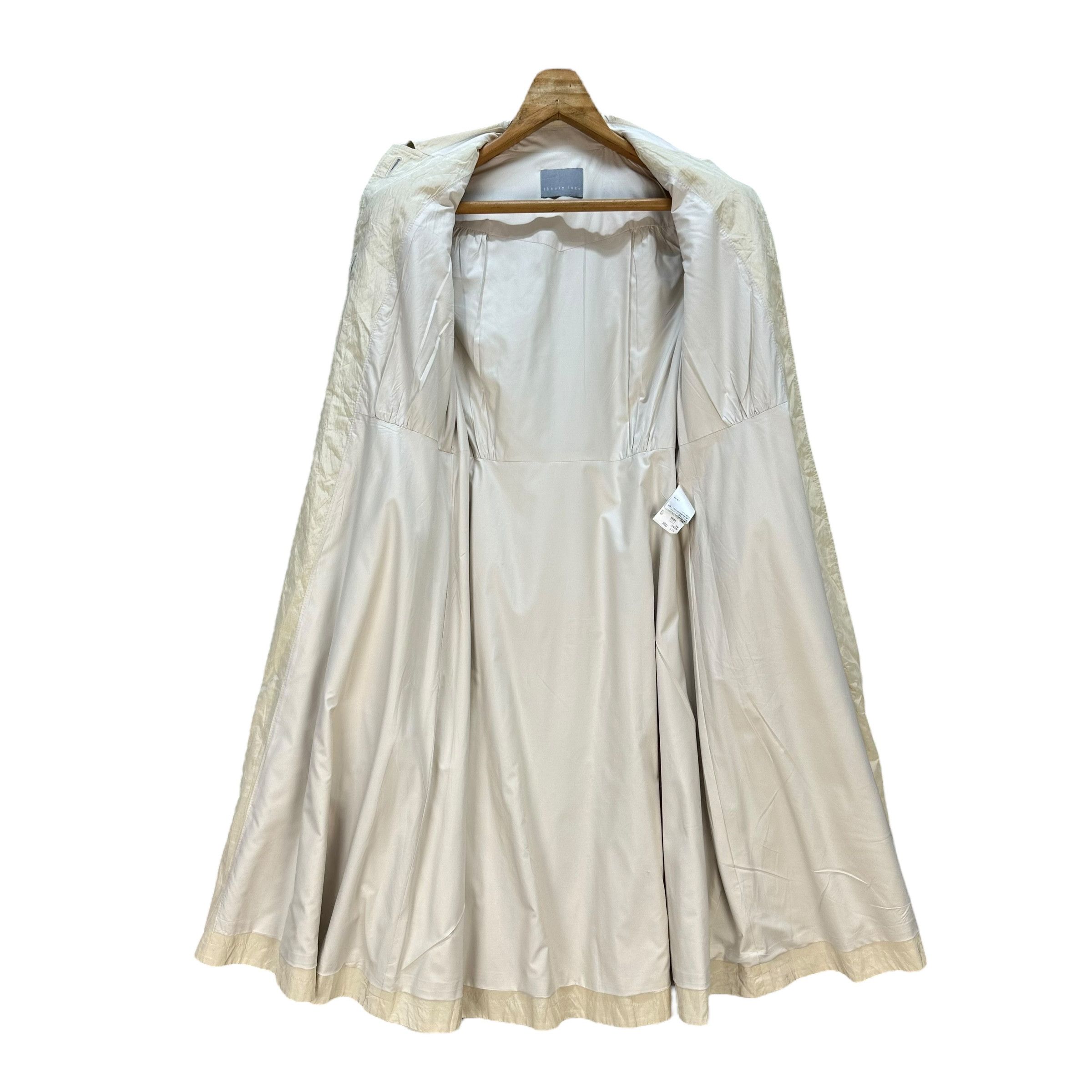 Theory THEORY LUXE Nylon-Cotton Belted Long Coat #A80-1943 Size XS / US 0-2 / IT 36-38 - 7 Thumbnail