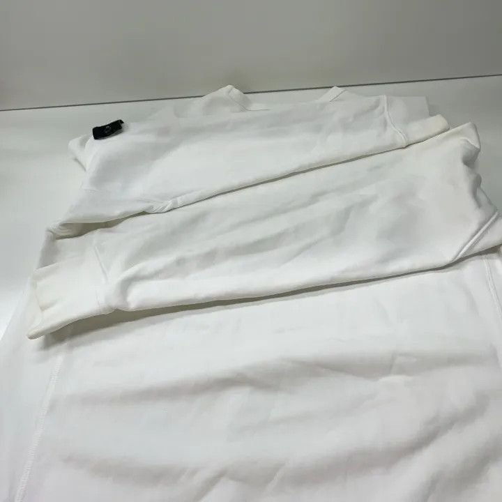 Stone Island Stone Island White Logo Crewneck Sweatshirt -2506 Size US XXL / EU 58 / 5 - 9 Thumbnail