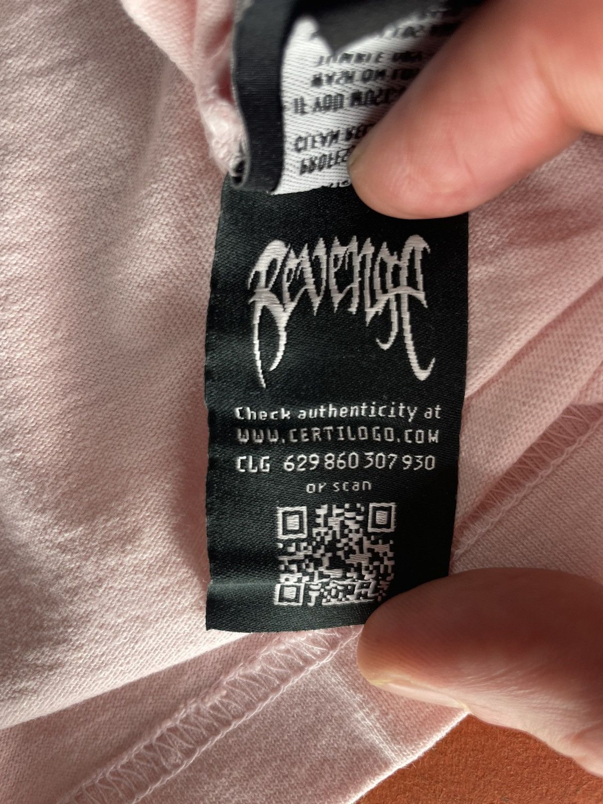 Revenge Revenge X Mugshot Tee Baby Pink Size US XXL / EU 58 / 5 - 5 Thumbnail