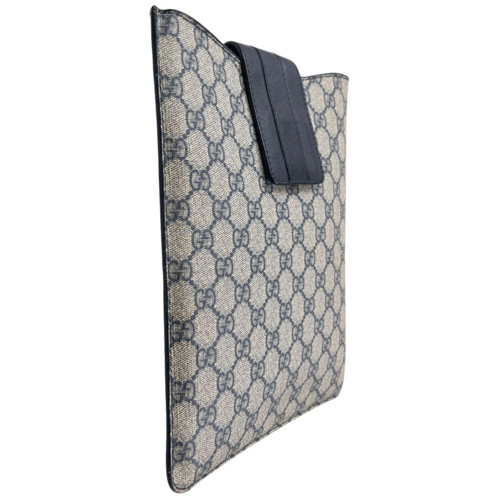 Gucci Vintage Gucci Monogram Leather Tablet Sleeve Case Size ONE SIZE - 4 Thumbnail