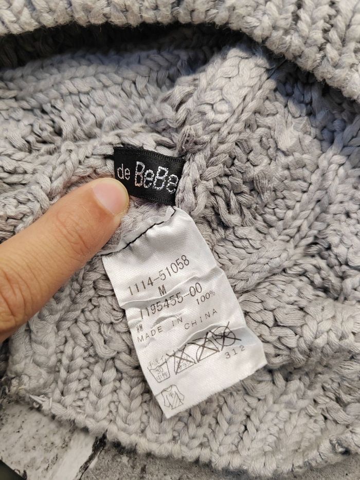 Japanese Brand Vintage De Bebe Snowcap Beanie Size ONE SIZE - 4 Thumbnail