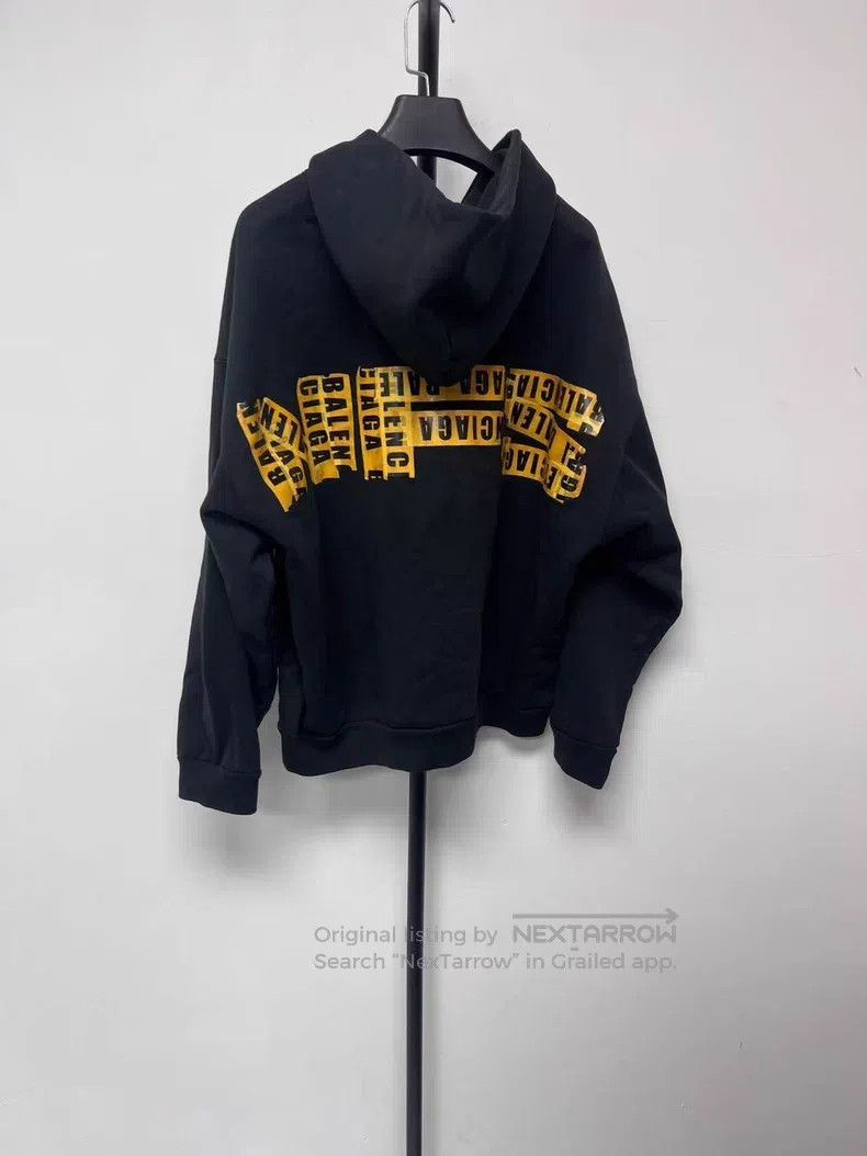 Balenciaga Balenciaga Logo Letter Zipper Hooded Long Sleeve Sweatshir Size US M / EU 48-50 / 2 - 2 Thumbnail