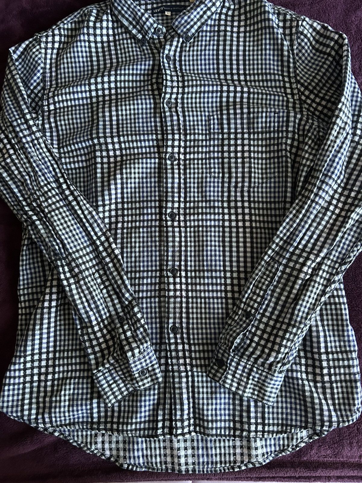 Levi's Made & Crafted Levi’s Made & Crafted Button Down Shirt Sz L fits M/L Og$198 Size US L / EU 52-54 / 3 - 7 Thumbnail