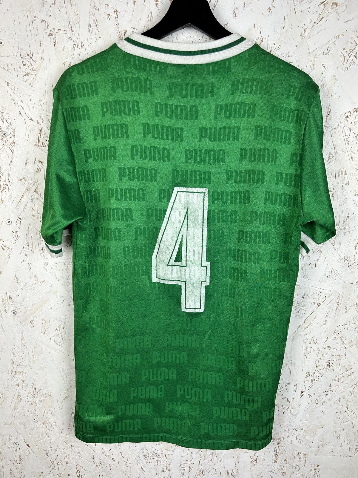 Puma 90s Vintage Puma Enkopings SK Home Kit Match Worn Jersey Size US M / EU 48-50 / 2 - 6 Thumbnail