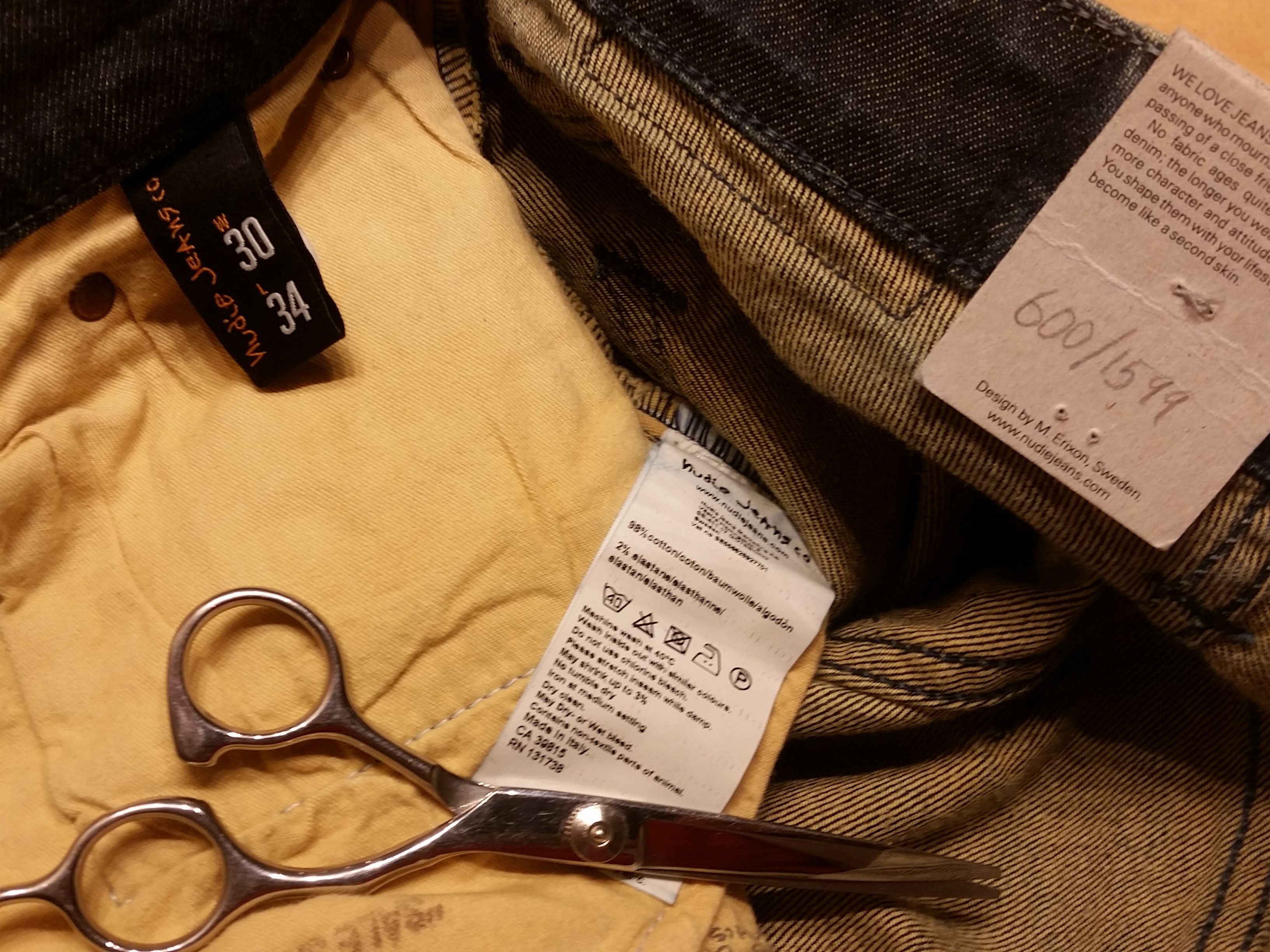 Nudie Jeans $280 Organic Cotton Nudie Grim Tim slim w28 l34 w29 w30 l36 Size US 30 / EU 46 - 12 Thumbnail