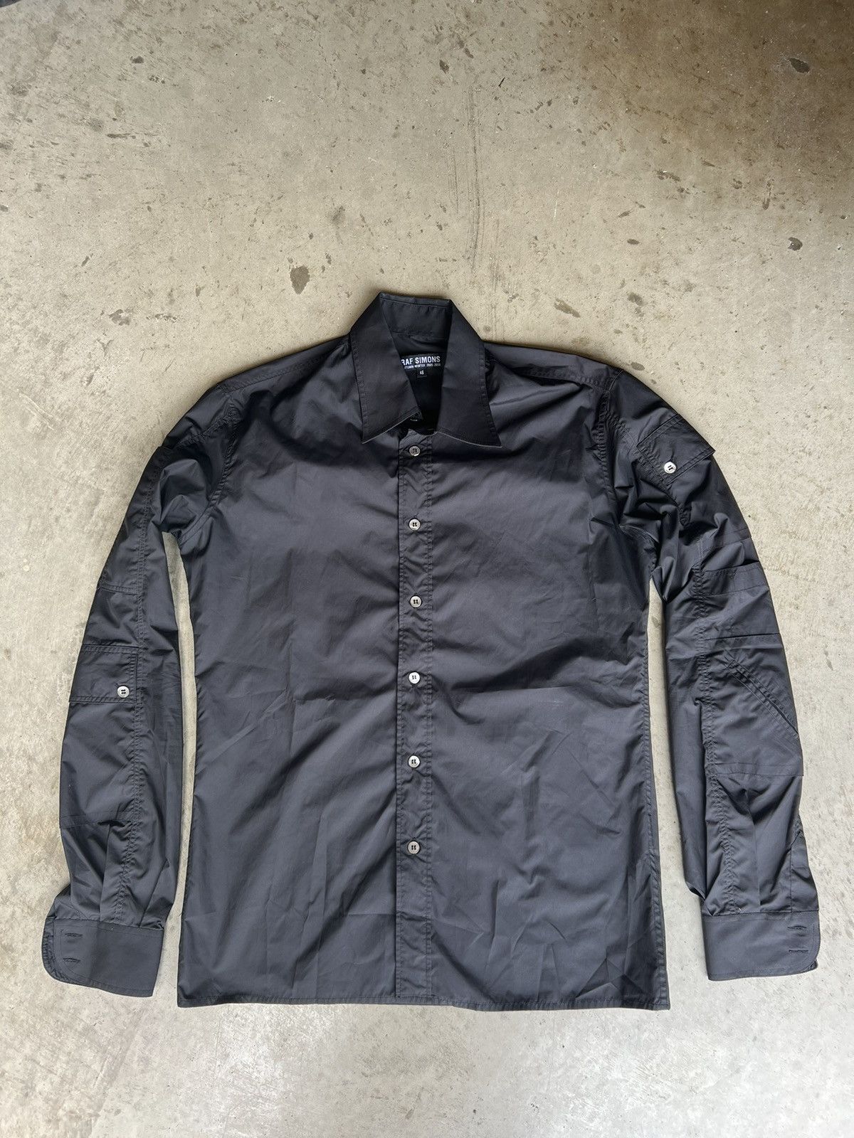 Raf Simons Raf Simons AW 05-06 Cargo Sleeve Button Up Shirt | Grailed
