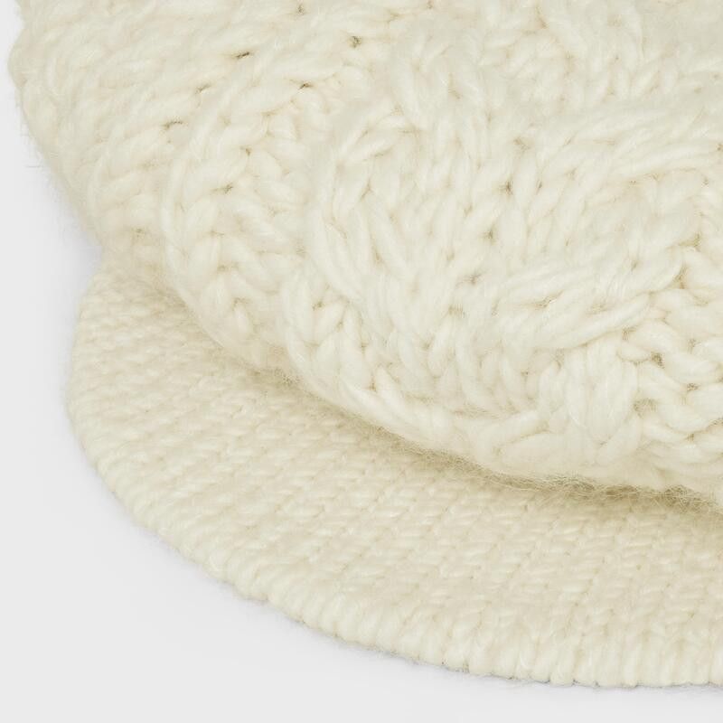Celine o1w1db10125 2ADX7930V Size: OS / Wool Mohair Hat / Cap Size ONE SIZE - 5 Thumbnail