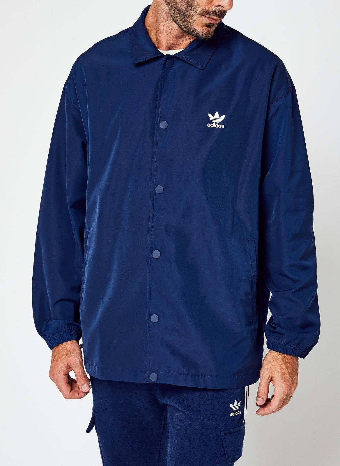 Adidas Vestes coupe-vents Veste - Coach Jacket homme bleu Size US XL / EU 56 / 4 - 2 Thumbnail
