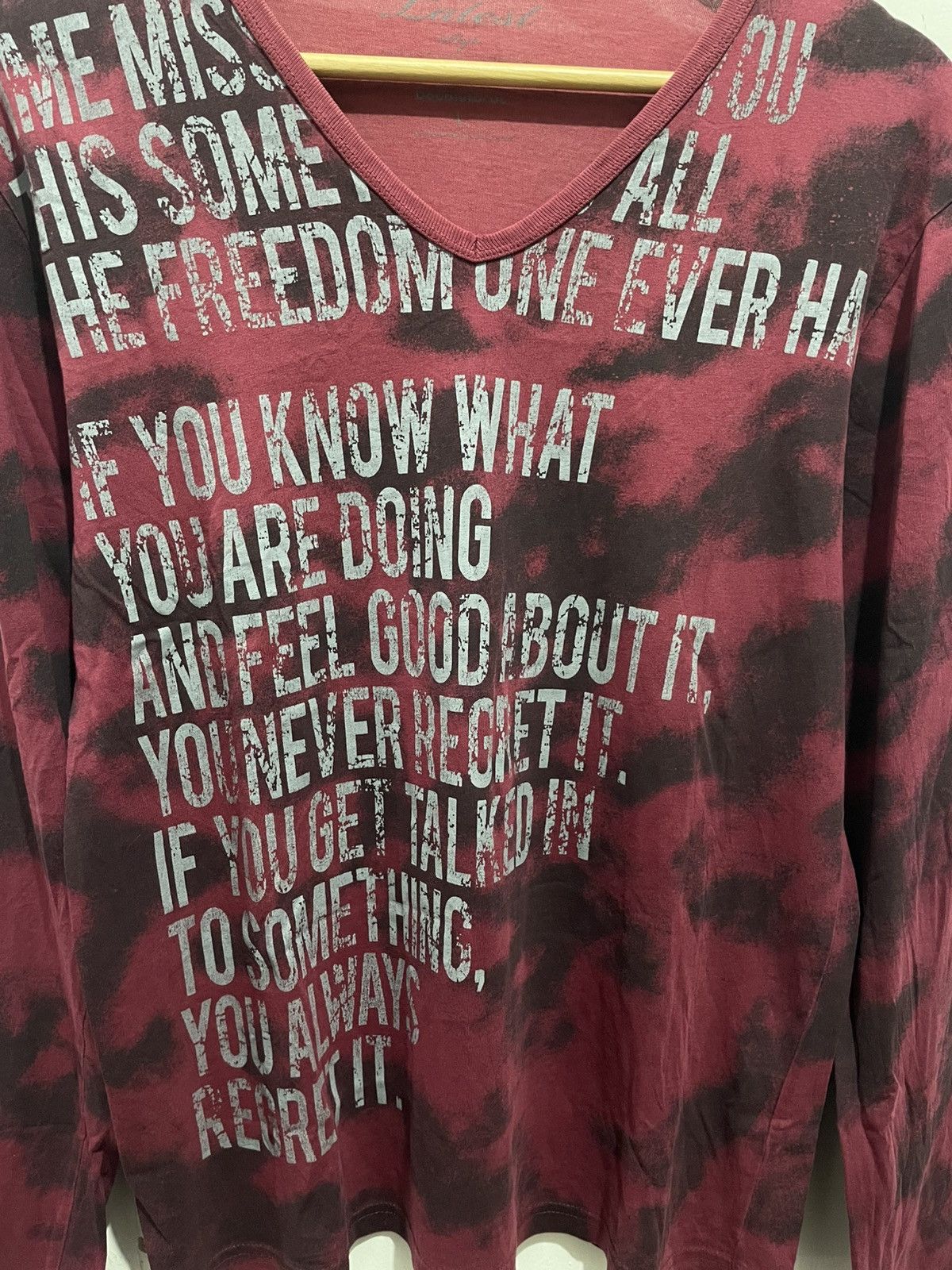 Hysteric Glamour × If Six Was Nine × Japanese Brand JAPANESE POEM IFSIX LGB STYLE LONG SLEEVE Size US L / EU 52-54 / 3 - 5 Thumbnail