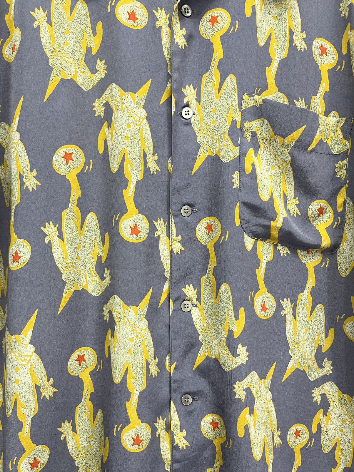 Fuck Art, Make Tees FYE🔥Vtg 80’s VITESSE JAPON Art Human Made Clown Alien Shirt Size US M / EU 48-50 / 2 - 7 Thumbnail