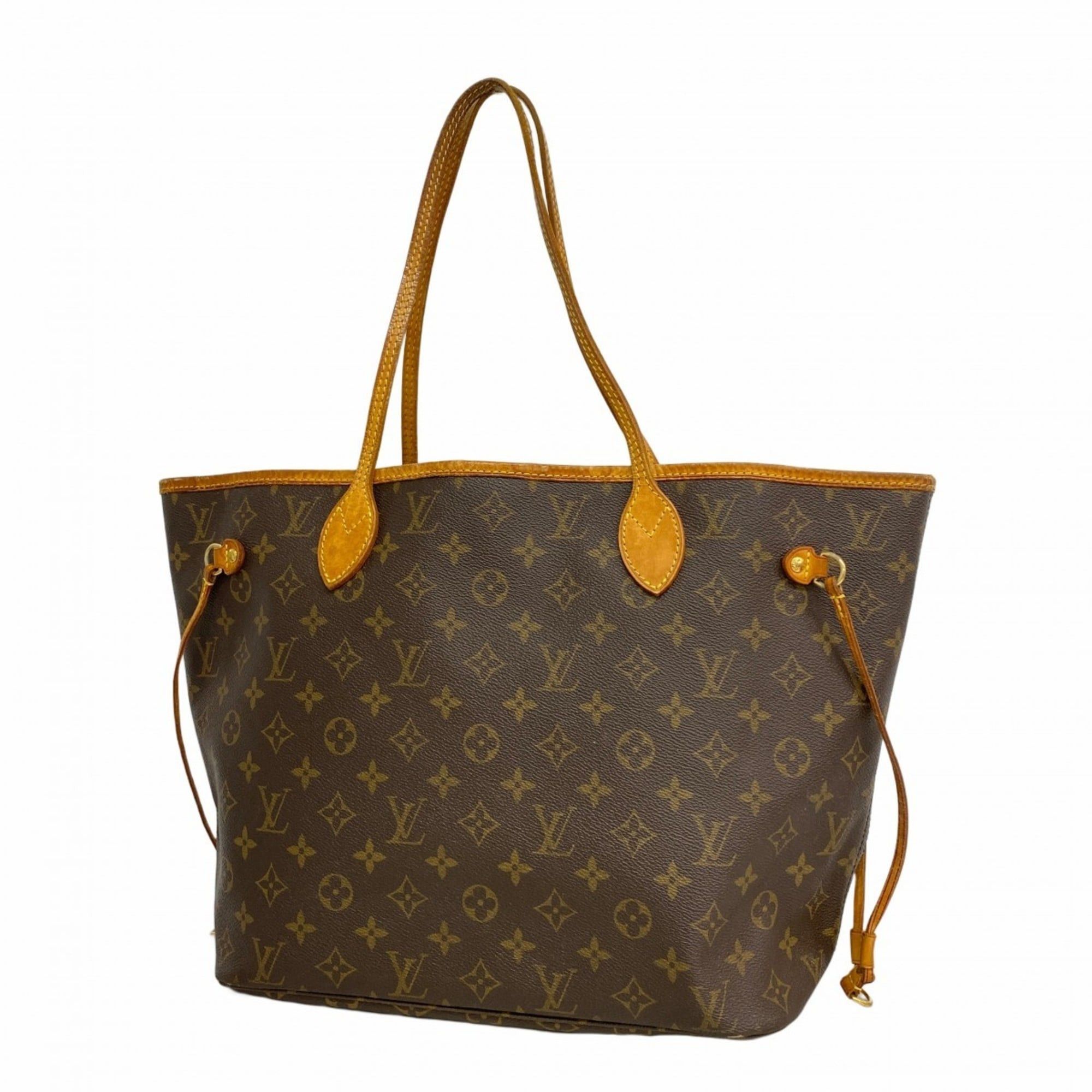 Louis Vuitton Monogram Neverfull MM Tote Bag M40156 Brown Women's P2384049