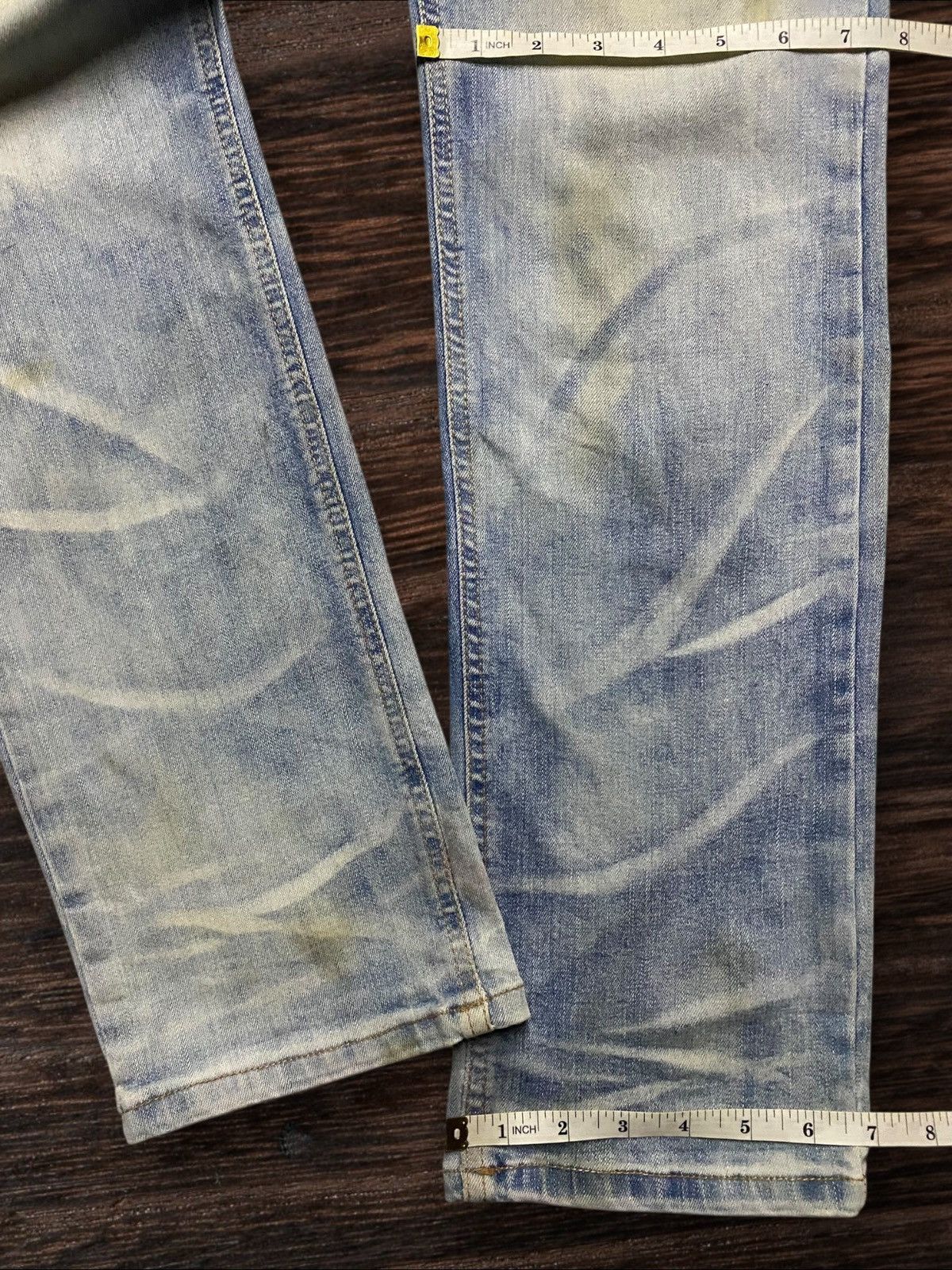 Other Peoples Republic Union Wash&Wash Distressed Denim Fade Jeans Size US 31 - 16 Thumbnail