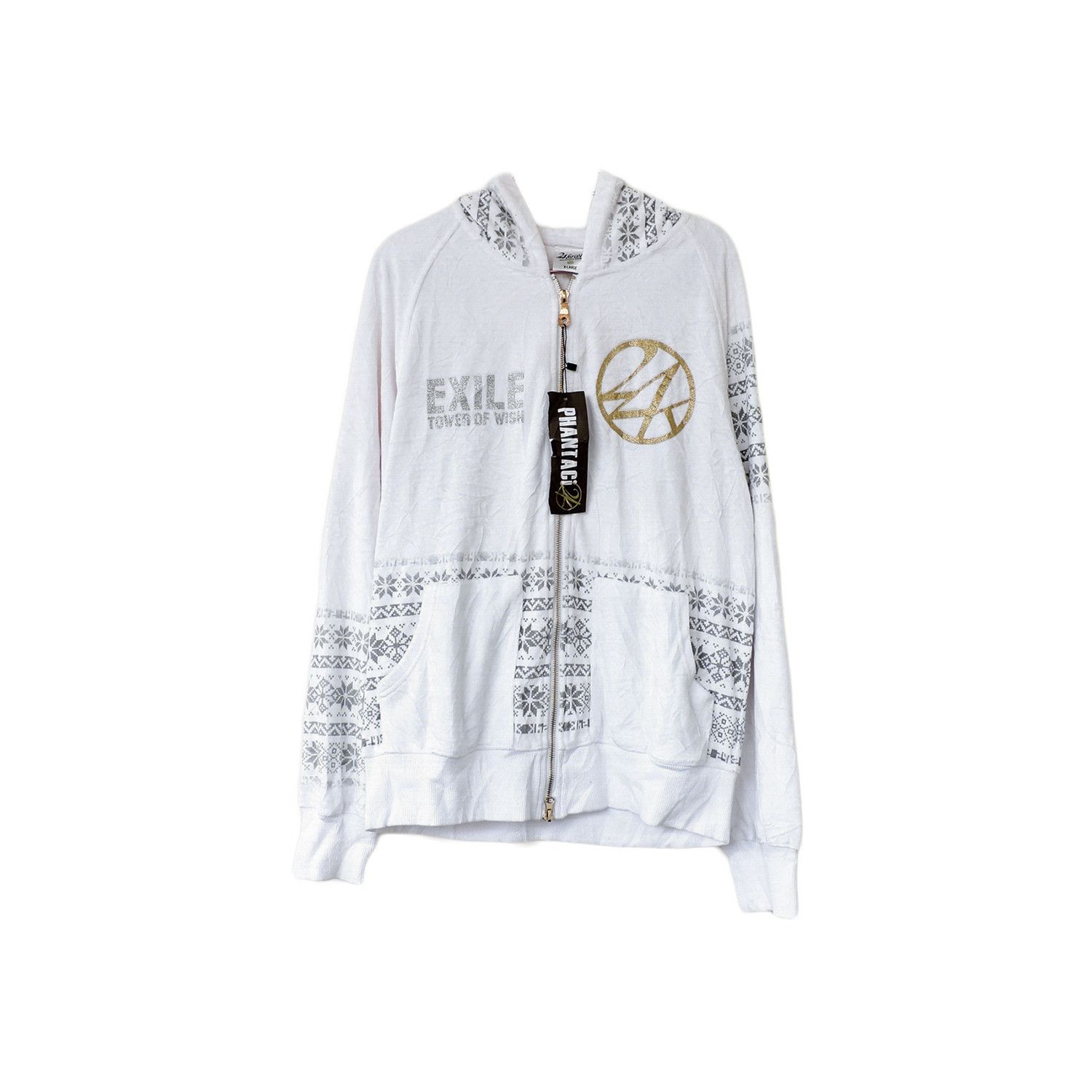 Japanese Brand 24 KARATS STAY GOLD 'EXILE TOWER OF WISH' ZIP-HOODIE Size US XL / EU 56 / 4 - 2 Thumbnail