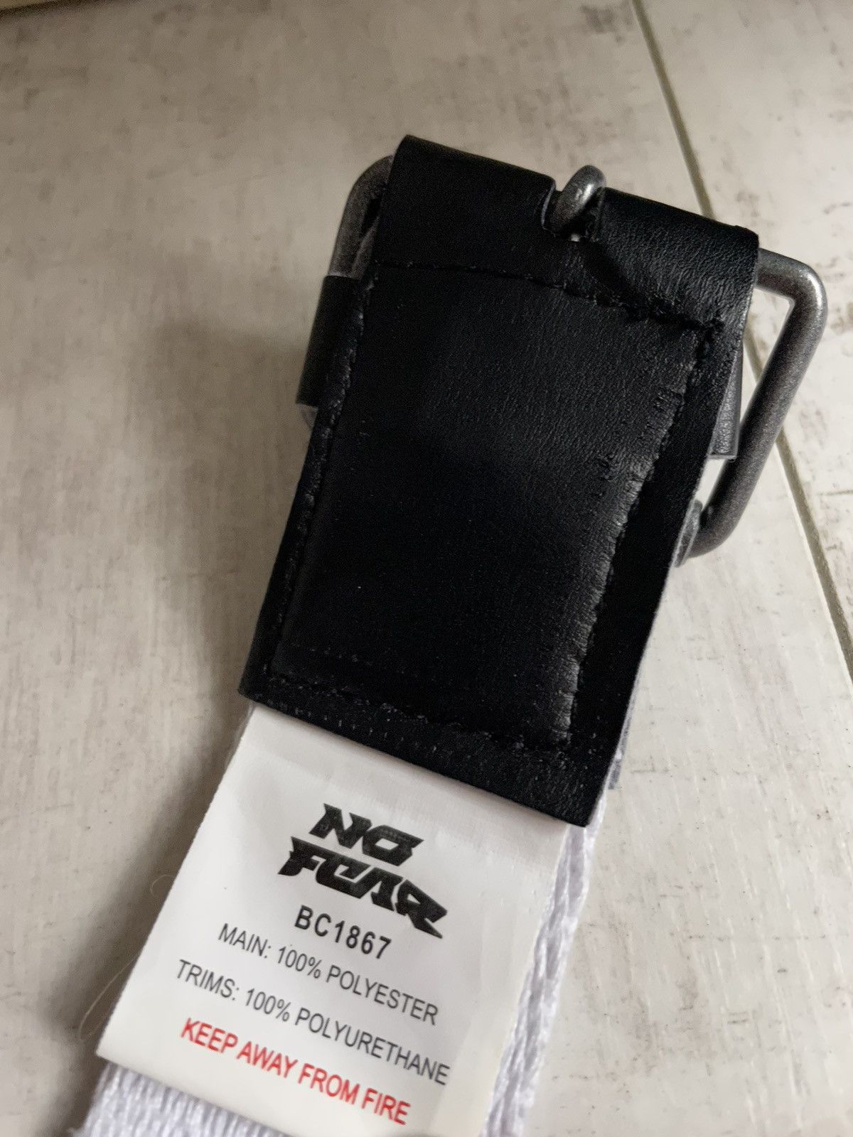 Japanese Brand × No Fear × Vintage Crazy Y2K No Fear 90’s Belt Logo Monogram Japanse Size ONE SIZE - 5 Thumbnail