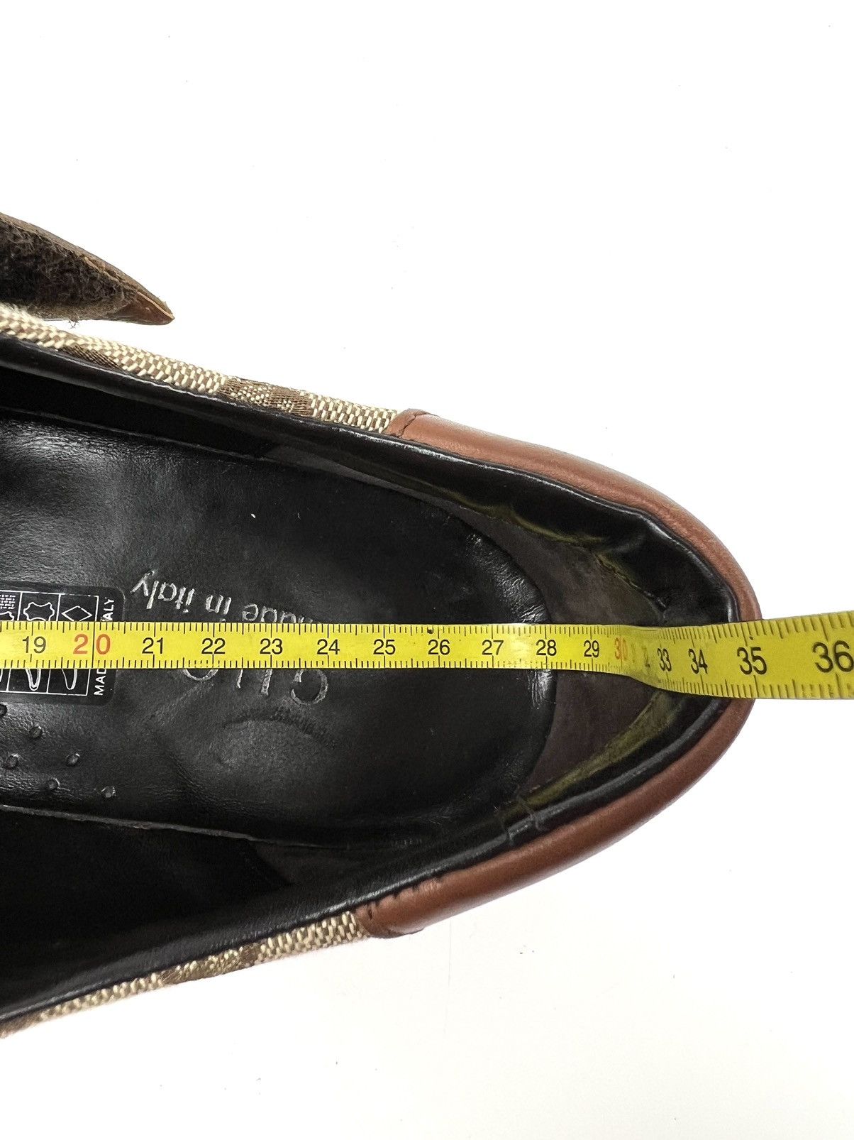 Gucci GUCCI Sneakers Leather Low Top Shoes Straps GG Monogram Men Size US 8 / EU 41 - 23 Thumbnail