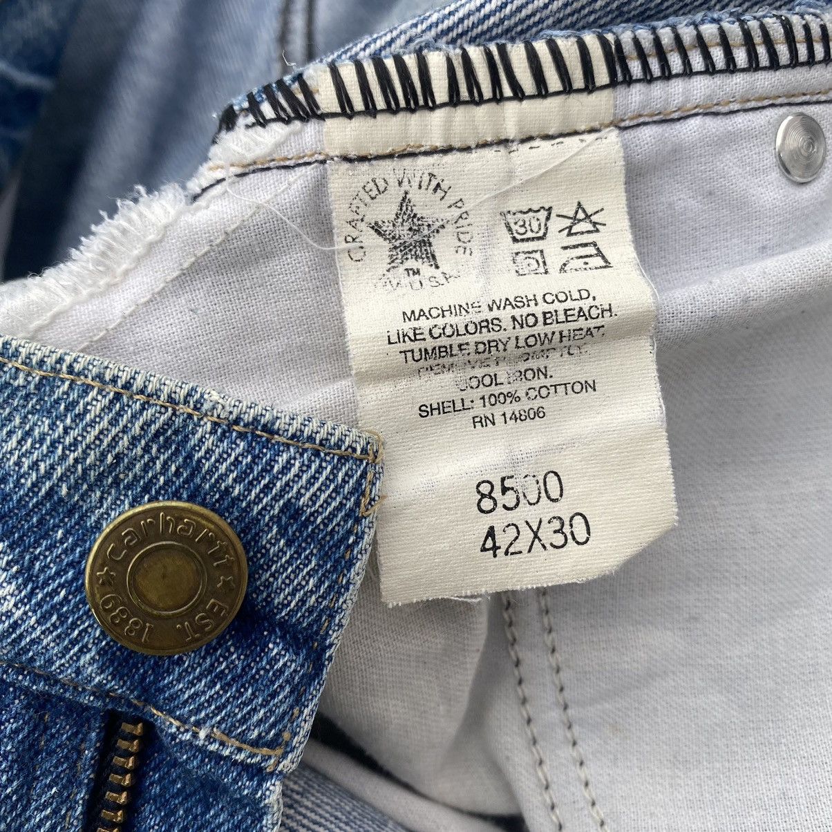 Carhartt VTG TRASHED CARHARTT Made In USA Crop Jeans Size US 40 / EU 56 - 10 Thumbnail