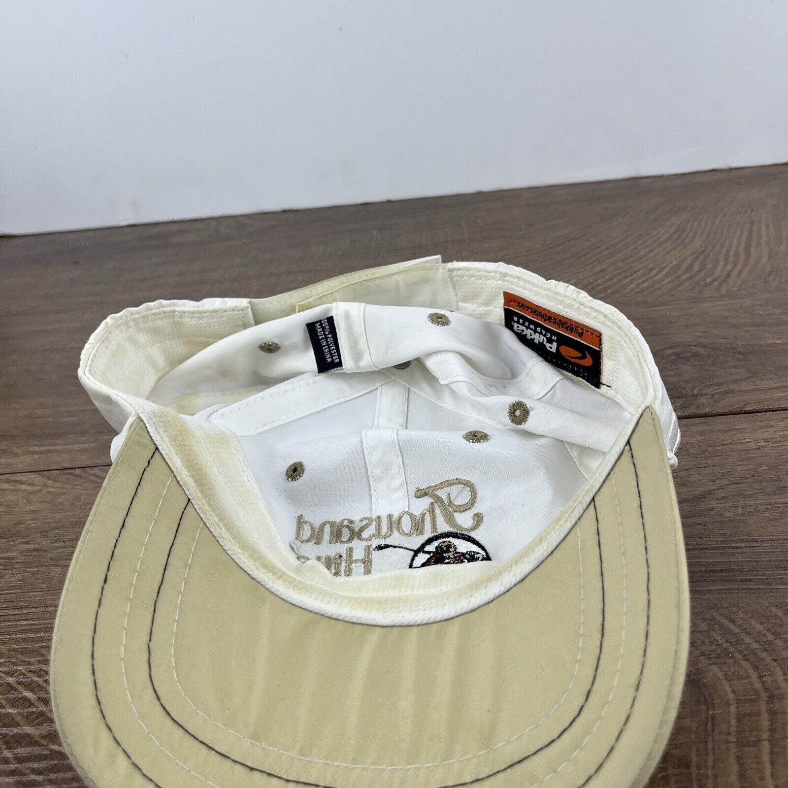 Other Thousand Hills Hat Golf Course White Adjustable Hat White Ad Size ONE SIZE - 16 Thumbnail