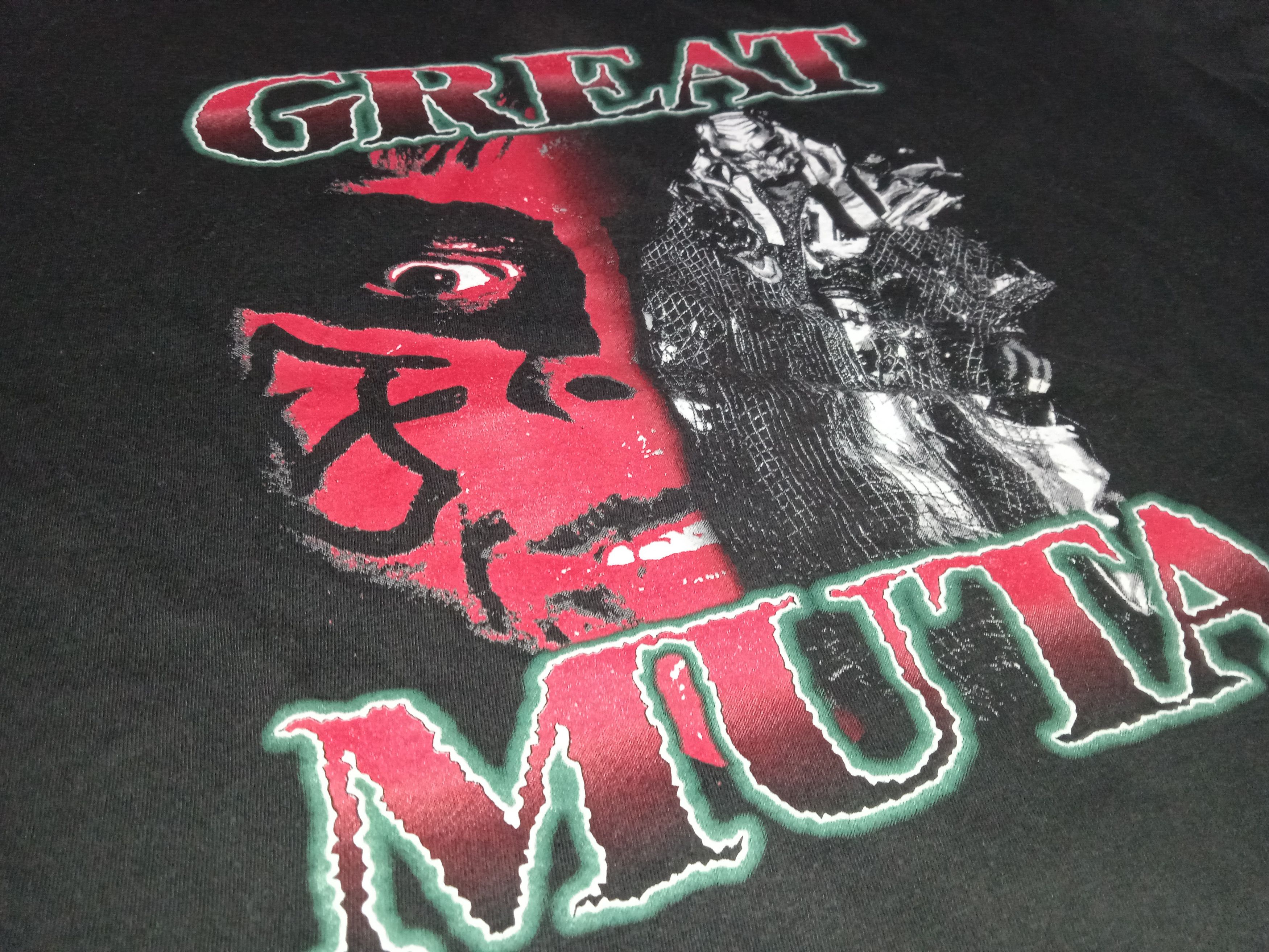 Vintage × WWE × WWF Vintage 90s NJPW The Great Muta Keiji Mutoh T-Shirt Size US M / EU 48-50 / 2 - 8 Thumbnail