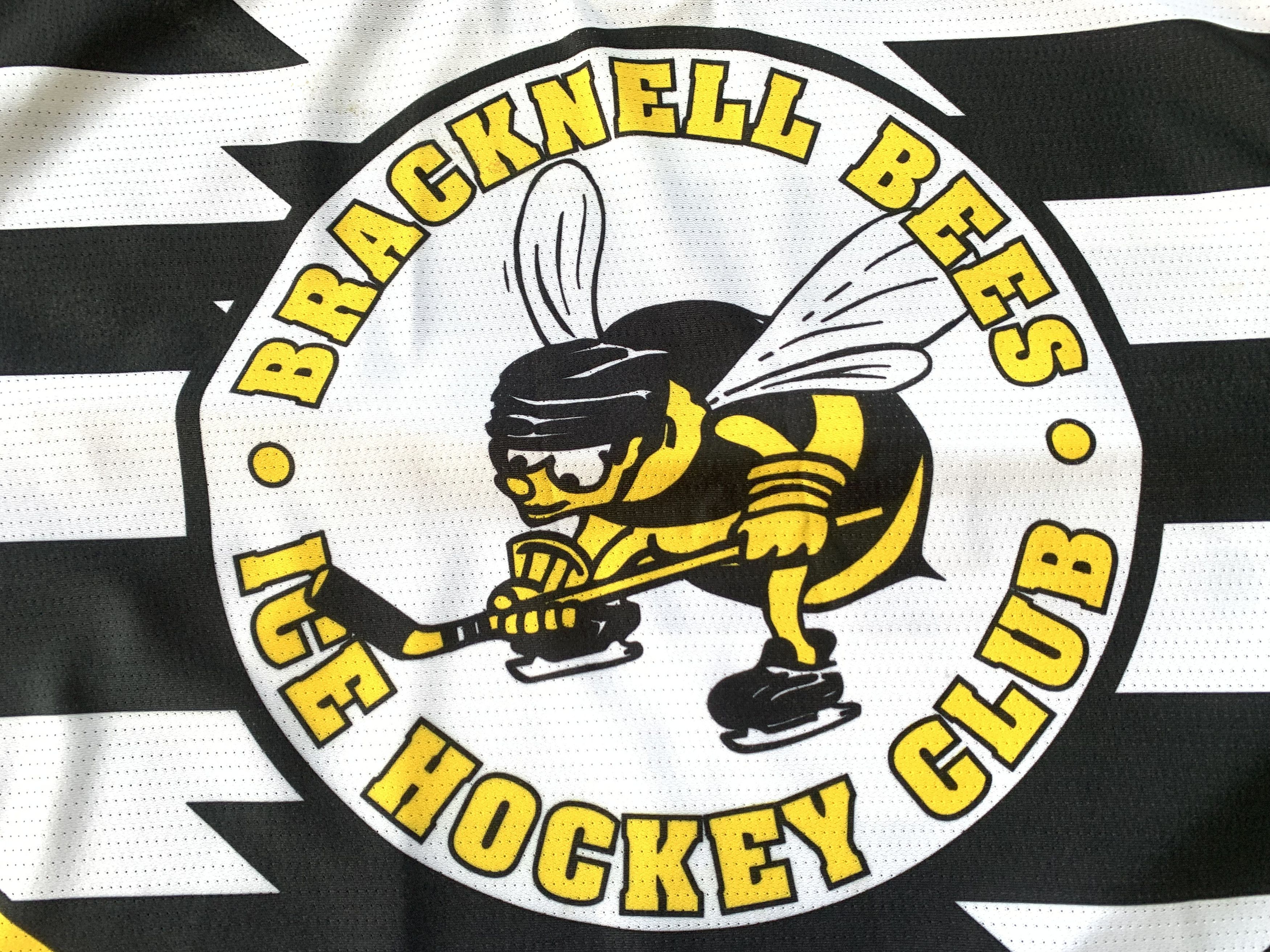 NHL × Vintage Vintage Bracknell Bees Hockey Jersey Size US L / EU 52-54 / 3 - 5 Thumbnail