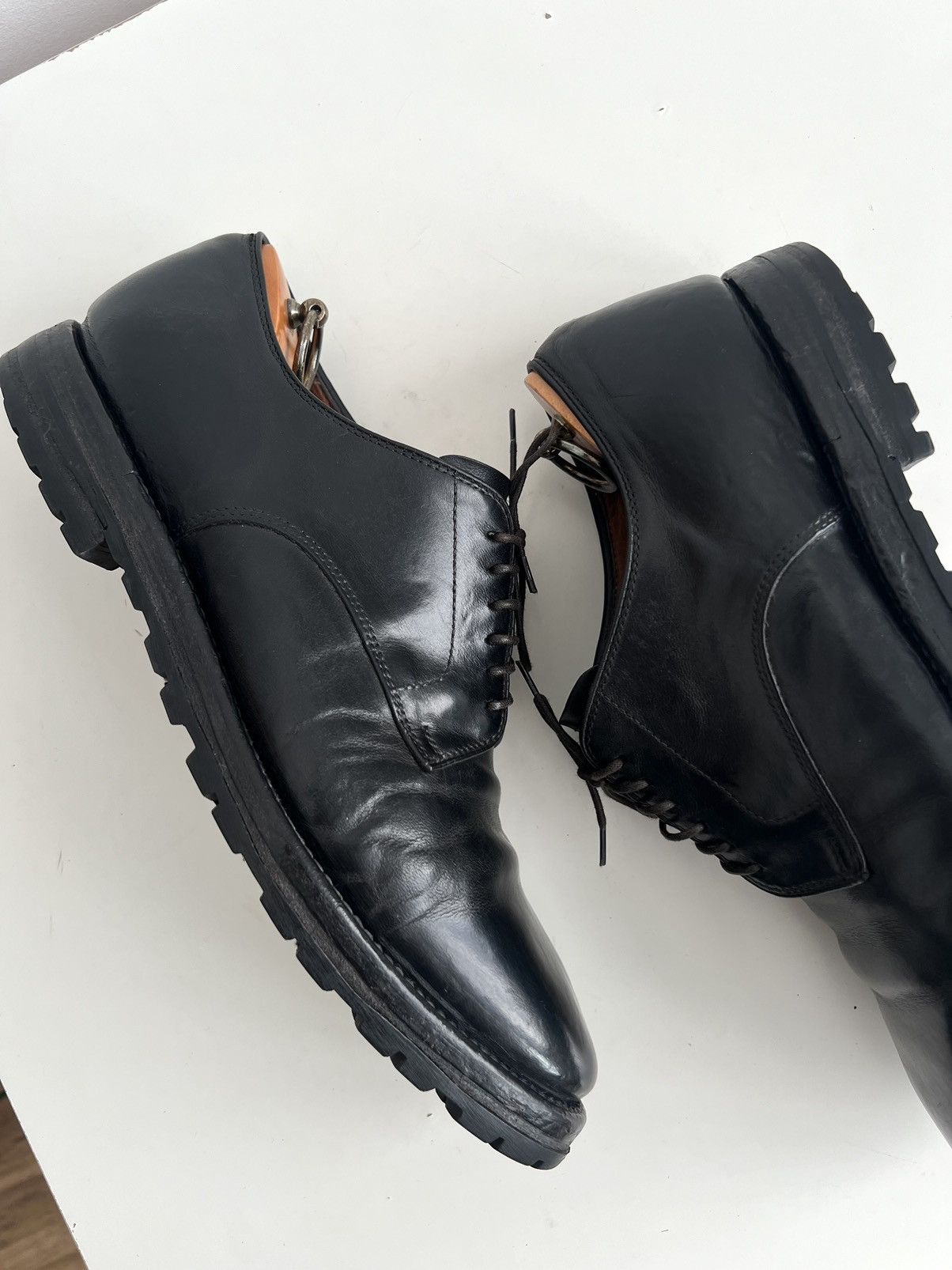 Officine Creative 🔥Officine Creative Aspen 001 Leather Derby Boots Black Size US 10.5 / EU 43-44 - 13 Thumbnail