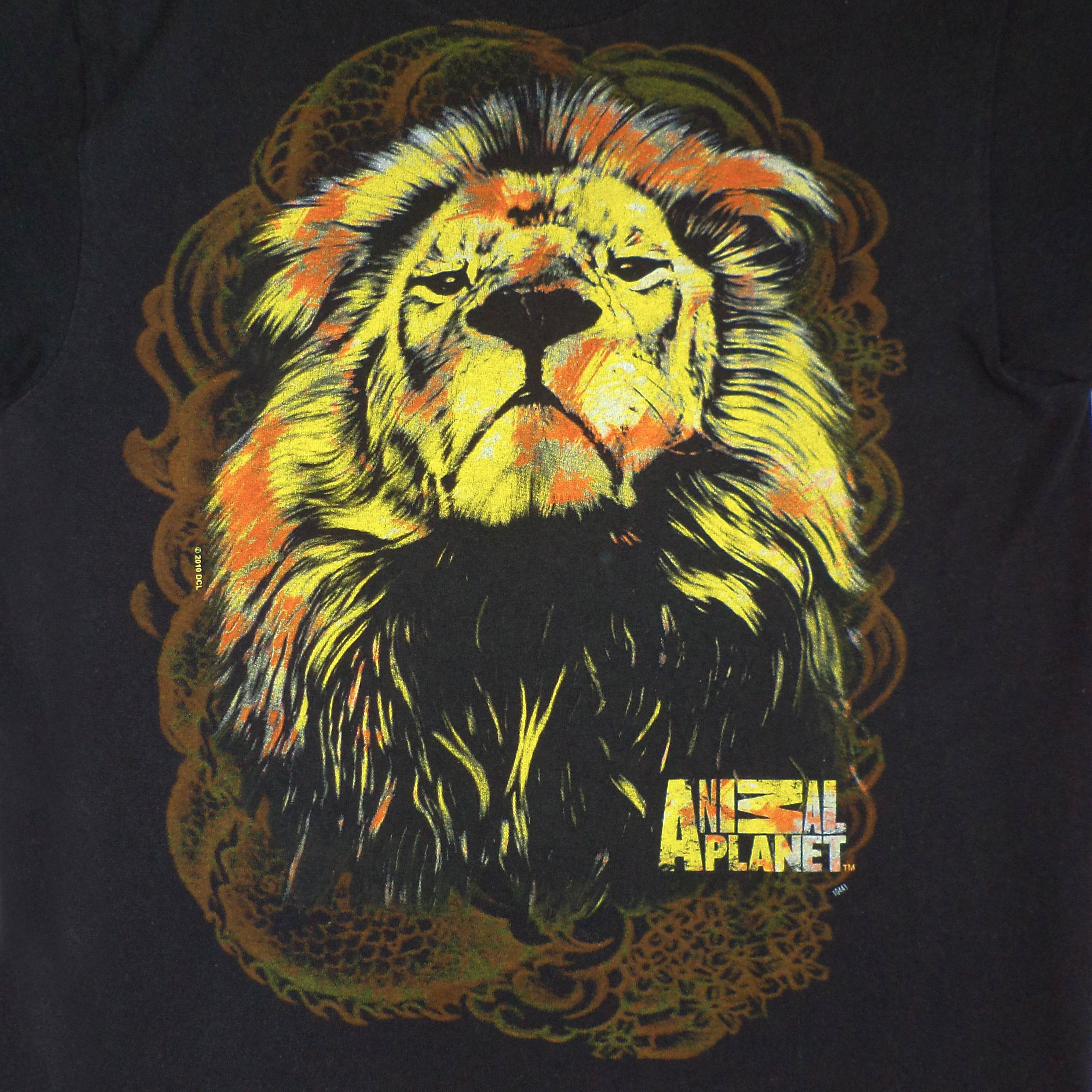 Other 2010 ANIMAL PLANET Lion t shirt Y2K Nature Africa Outdoor S Size US S / EU 44-46 / 1 - 4 Thumbnail
