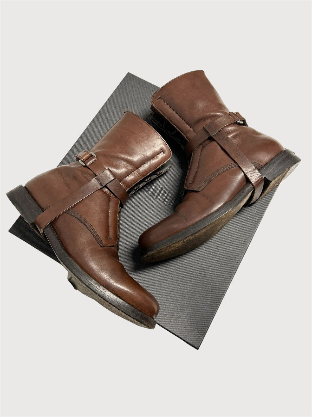 Jil Sander 2009 Anfibio Harness Combat Boots Size US 8 / EU 41 - 5 Thumbnail