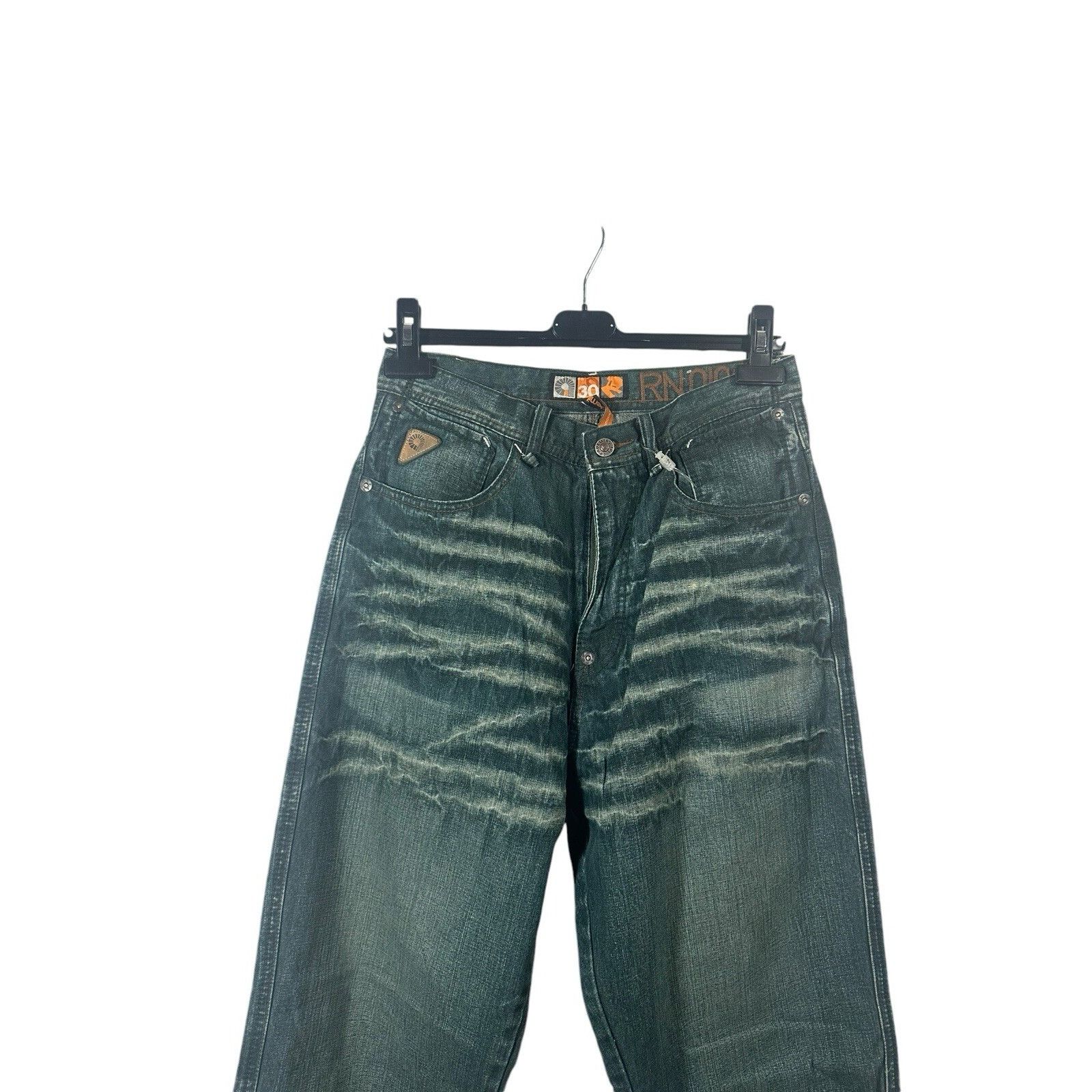 Akademiks Vintage Akademiks Jeans Mens Size 30-33 Denim Baggy Wide Leg Size US 30 / EU 46 - 2 Thumbnail