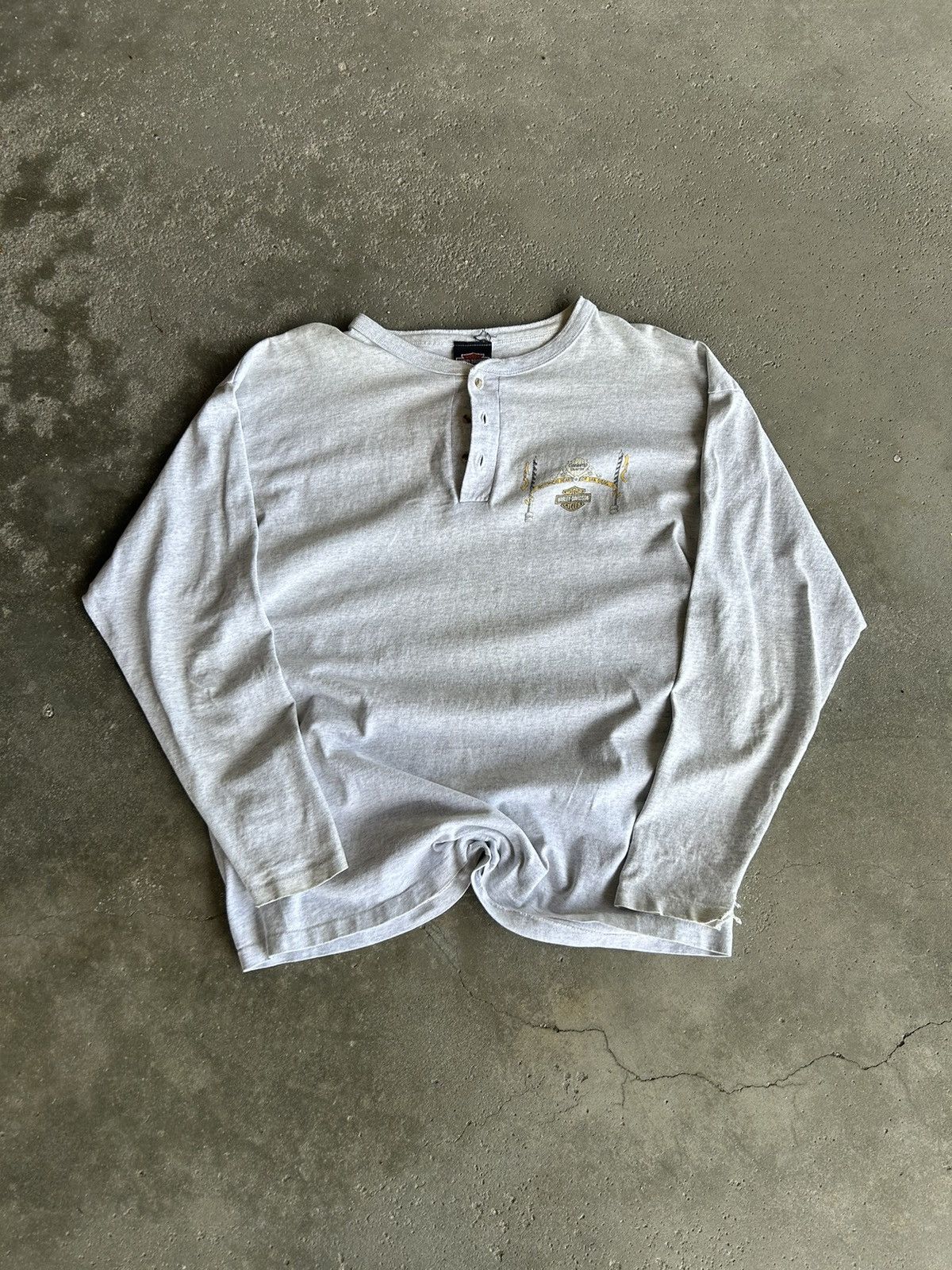 Harley Davidson × Vintage Vintage 90s Harley Davidson San Diego Longsleeve Size US XL / EU 56 / 4 - 3 Thumbnail