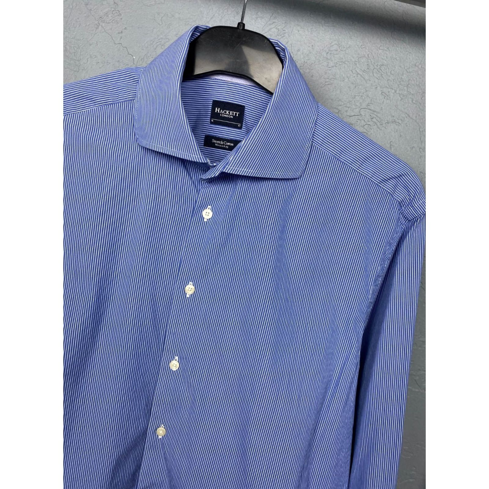 Hackett Hackett Mens Striped Long Sleeve Shirt L Size US L / EU 52-54 / 3 - 2 Thumbnail