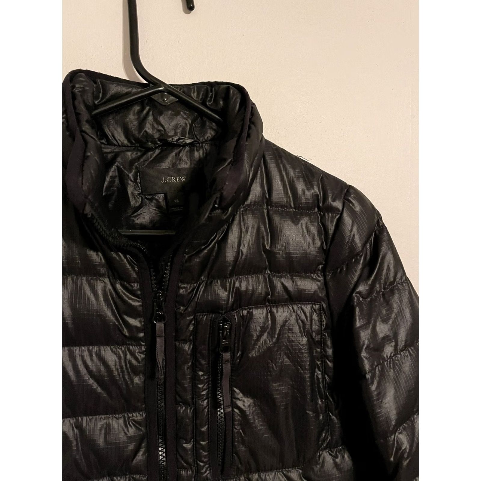 J.Crew J.CREW Puffer Jacket Women's XSmall XS Black Lightweight Down Fill Coat Size XXS / US 00 / IT 34 - 2 Thumbnail