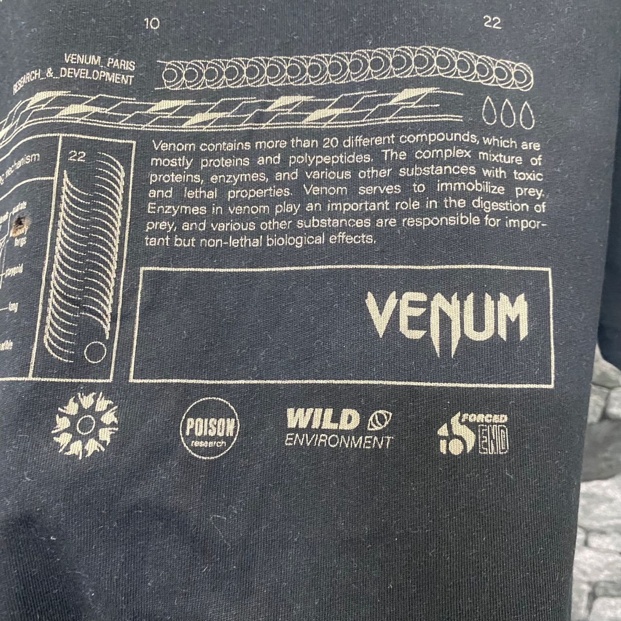 Worldwide Youth Vintage Venum Worldwide Impact Streetwear Tshirt Size US XL / EU 56 / 4 - 5 Thumbnail