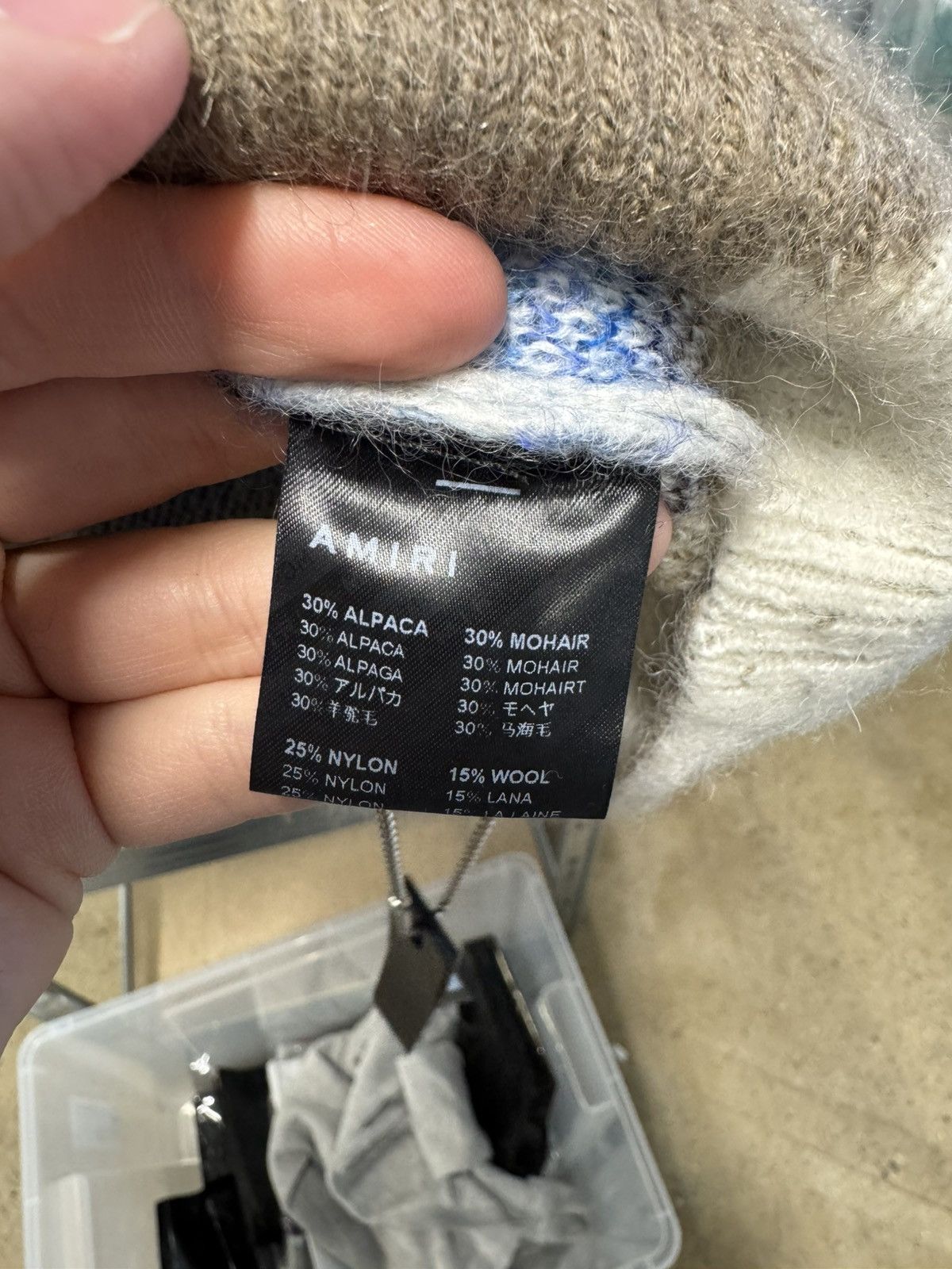 Amiri Amiri Staggered Striped Mohair Wool Hoodie NEW 1500$ Size US S / EU 44-46 / 1 - 7 Thumbnail