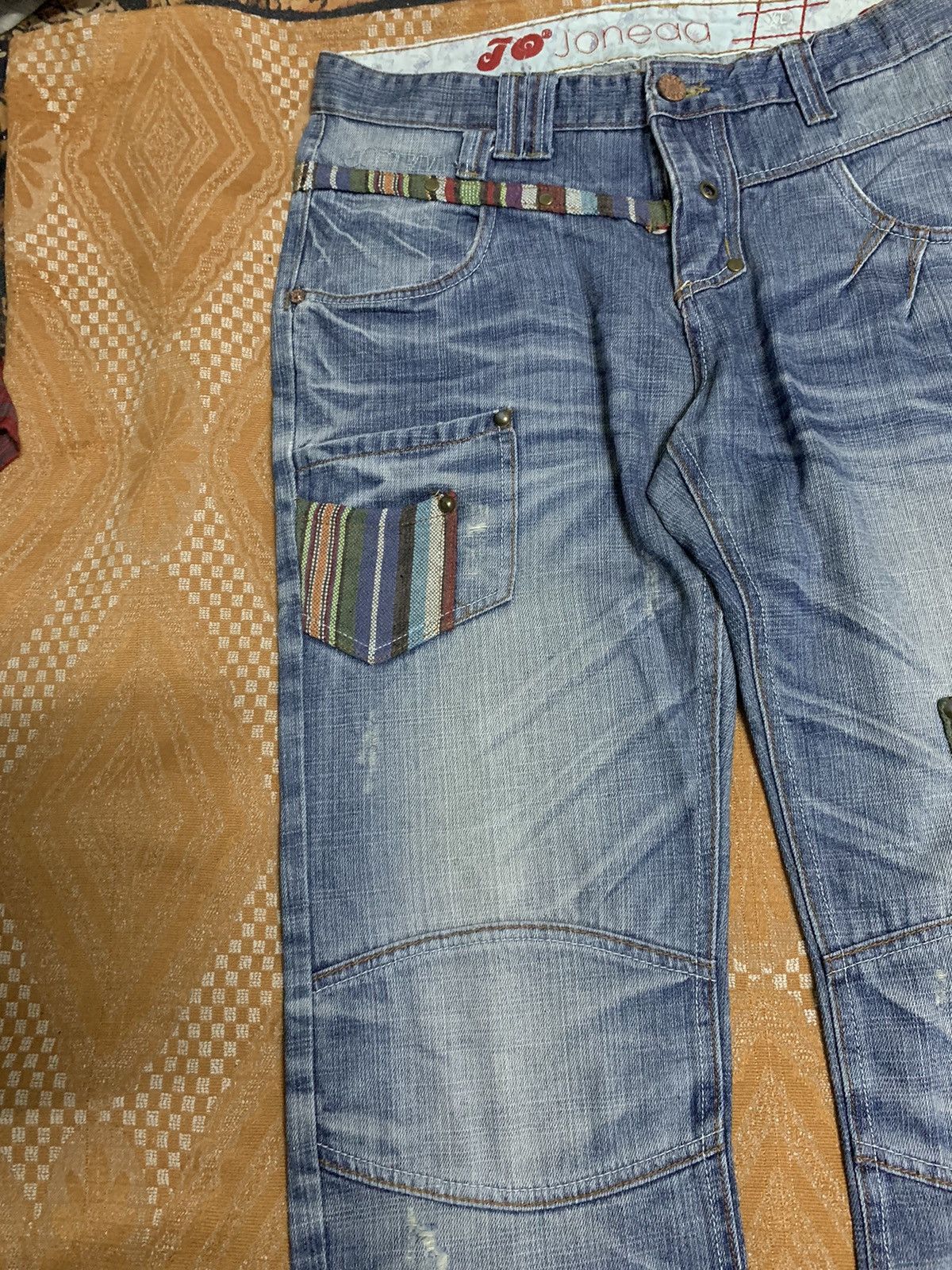 If Six Was Nine RARE PPFM INSPIRED STUDDED PANT RARE DESIGN BRAND JANEAA Size US 35 - 6 Thumbnail