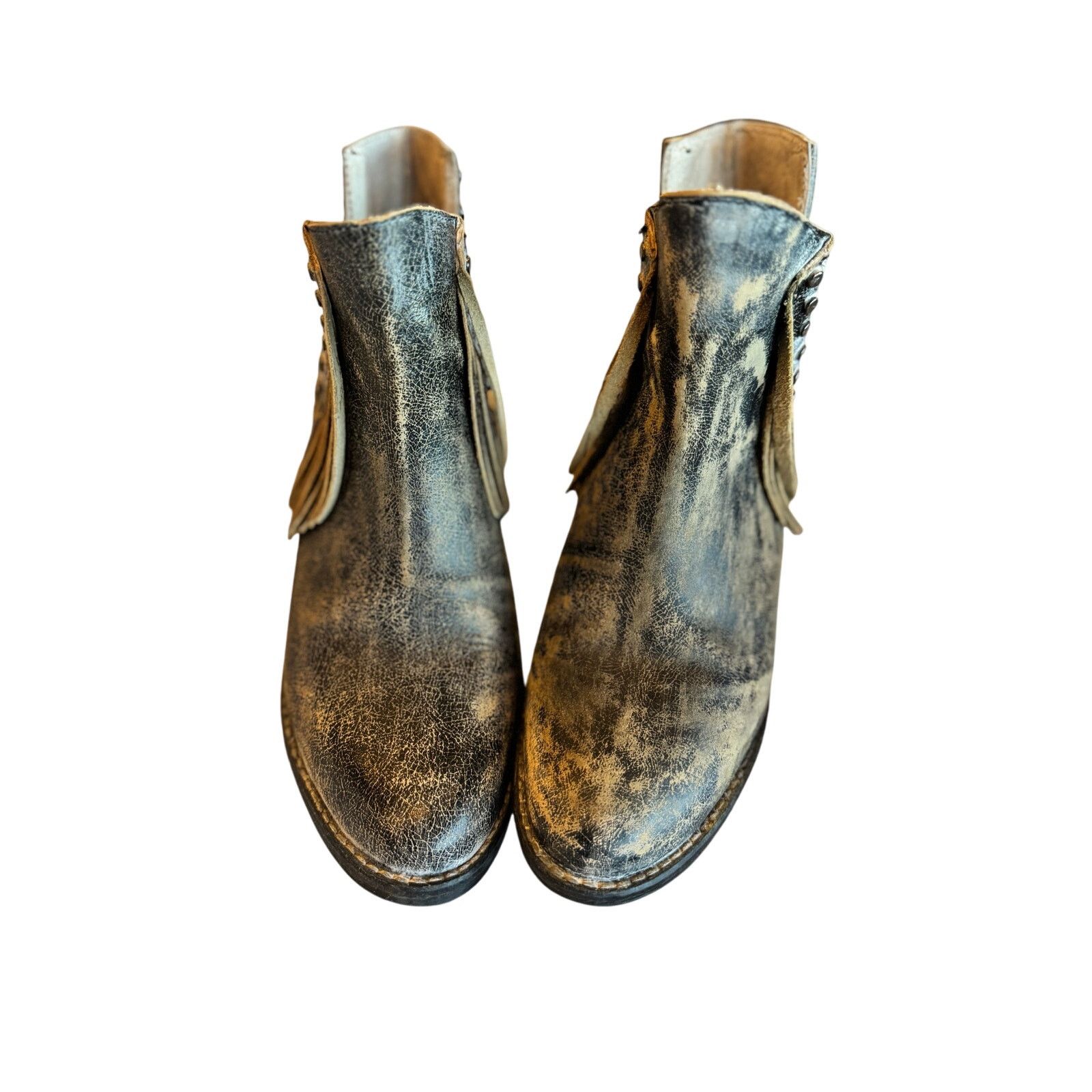 Corral Circle G by Corral Fringe Bootie Boots - Size 8.5 Size US 8.5 / IT 38.5 - 8 Thumbnail