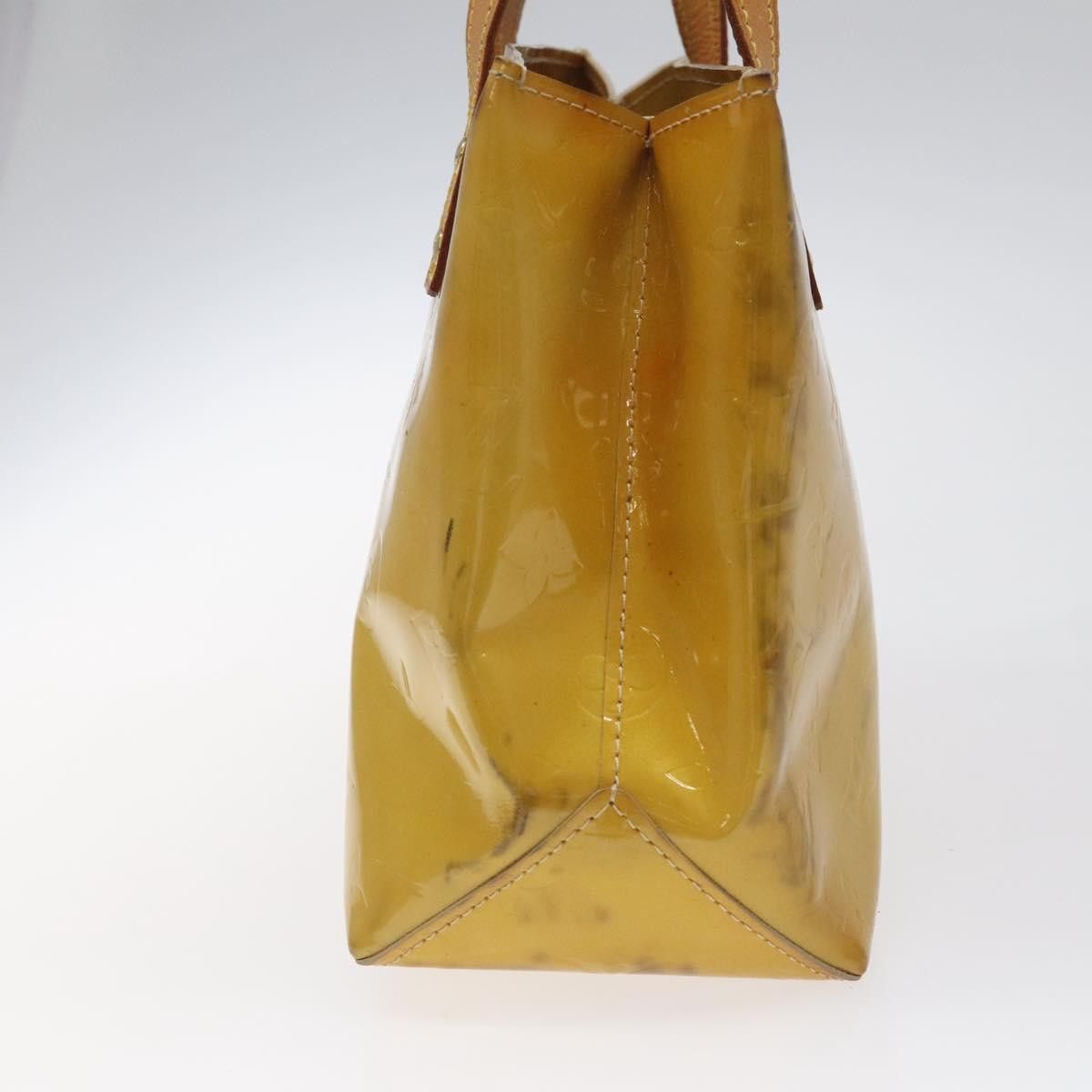 Louis Vuitton LOUIS VUITTON Monogram Vernis Reade PM Hand Bag Beige M91334 Size ONE SIZE - 5 Thumbnail